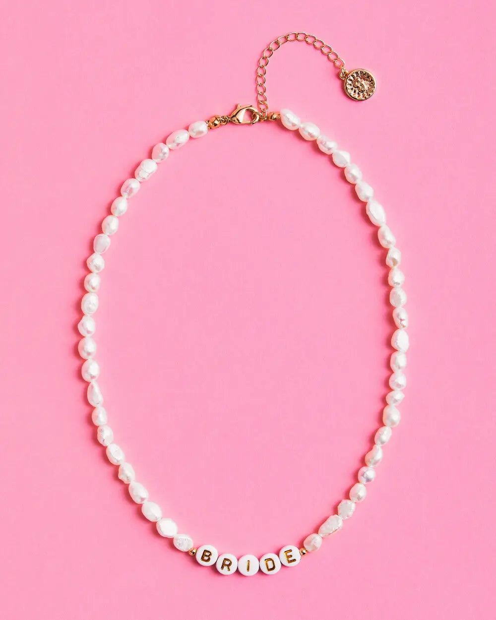 Pearlfect Necklace - beaded bride necklace xo, Fetti