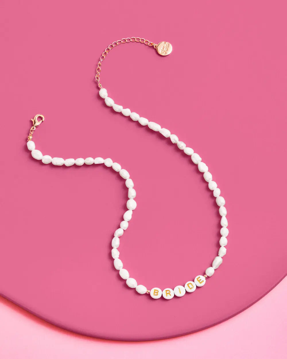 Pearlfect Necklace - beaded bride necklace xo, Fetti