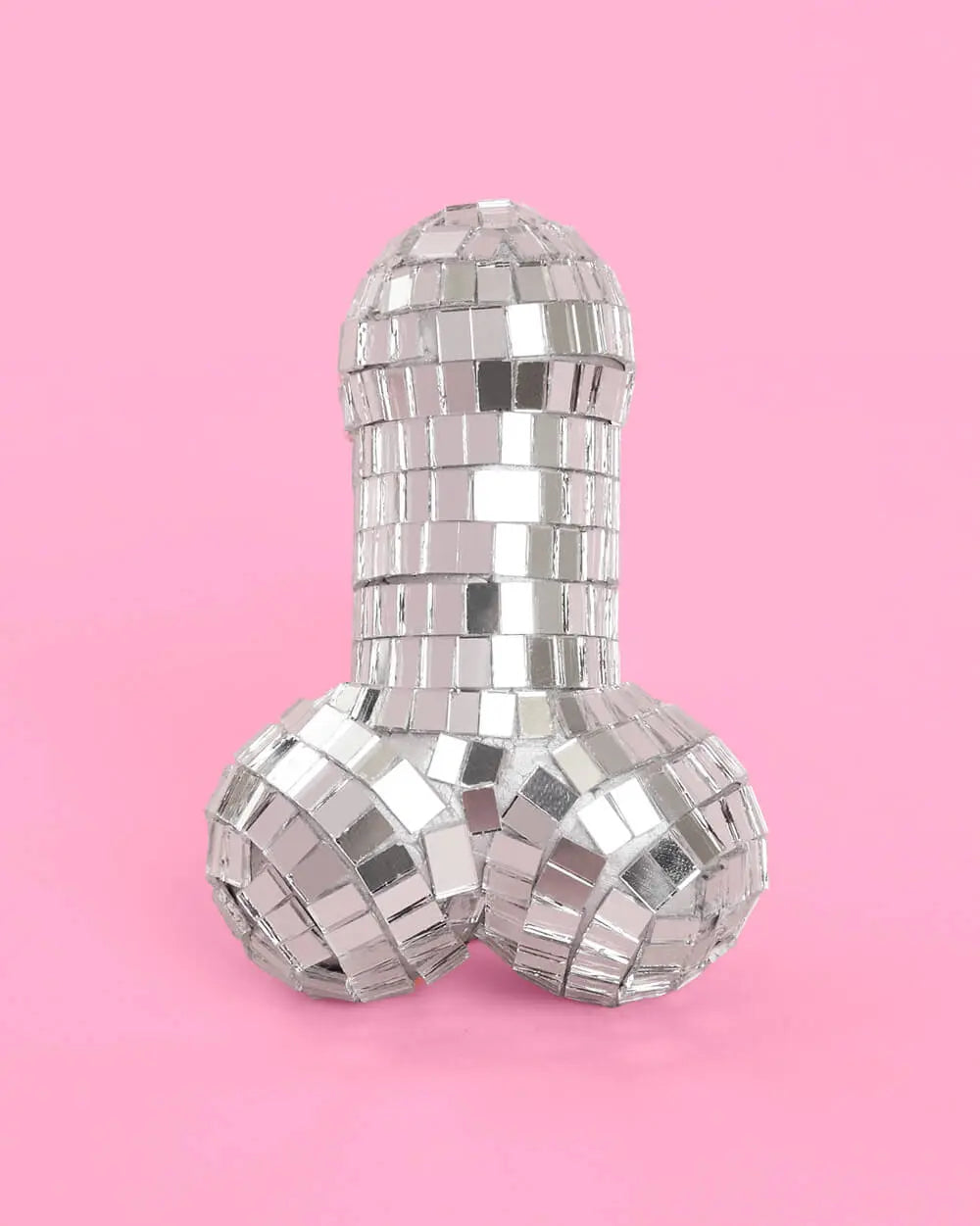 Penis Disco Topper - mirrored cake topper xo, Fetti