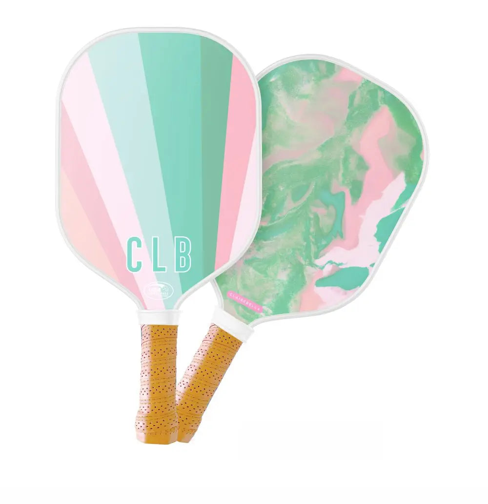 Pickleball Paddle - Marble Green - NEW Style! CB Studio