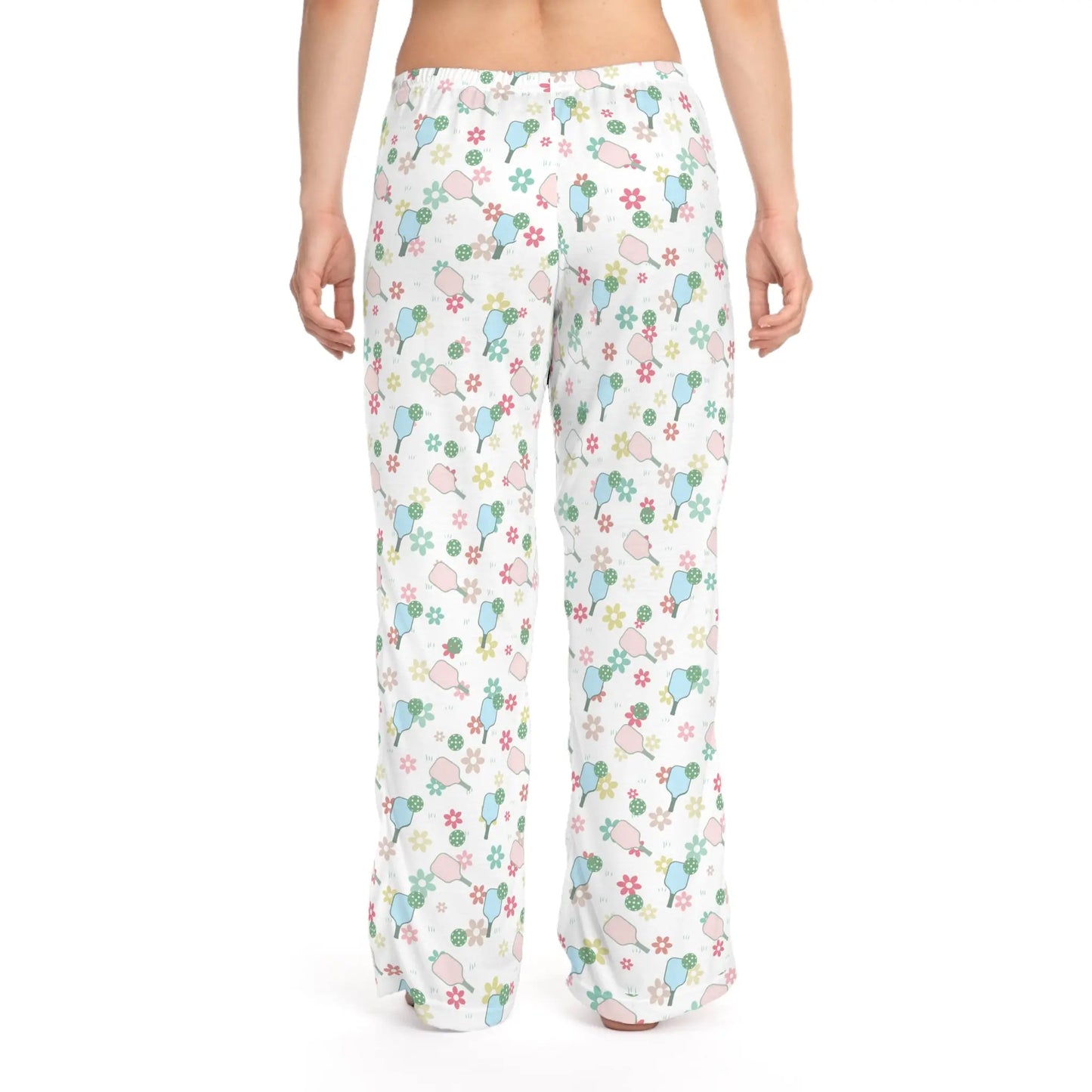 Pickleball Power Women’s Pajama Pants - Comfy & Playful Sleepwear Printify
