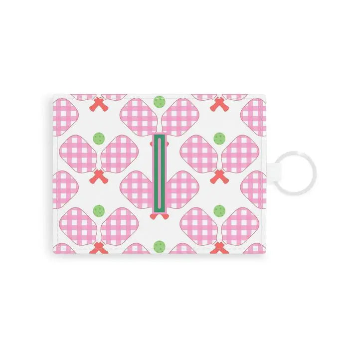 Pickleball Single Initial Card Case CB Studio