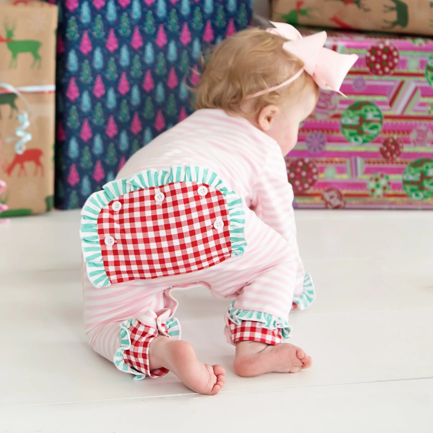 Pink Cookies For Santa Romper - Latchkey