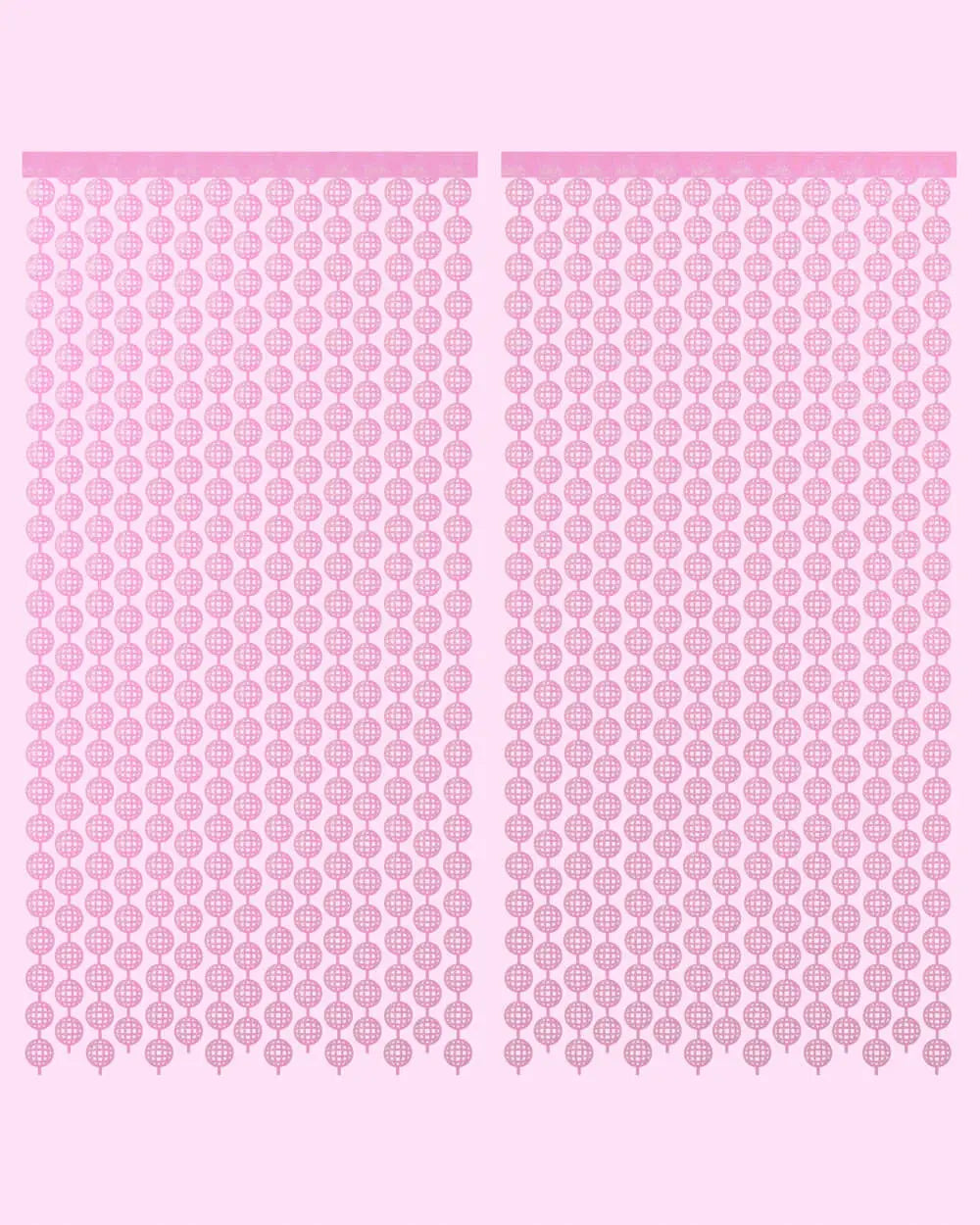 Pink Disco Curtain - iridescent foil curtain xo, Fetti