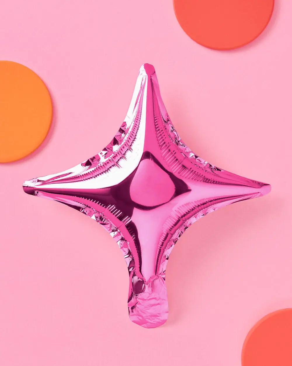 Pink Sparkle Balloon - 6 pc pink foil set xo, Fetti