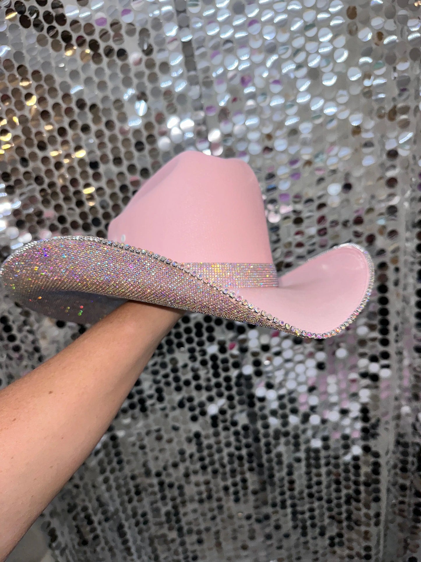 Pink & Ab hat Rhinestone Cowgirl