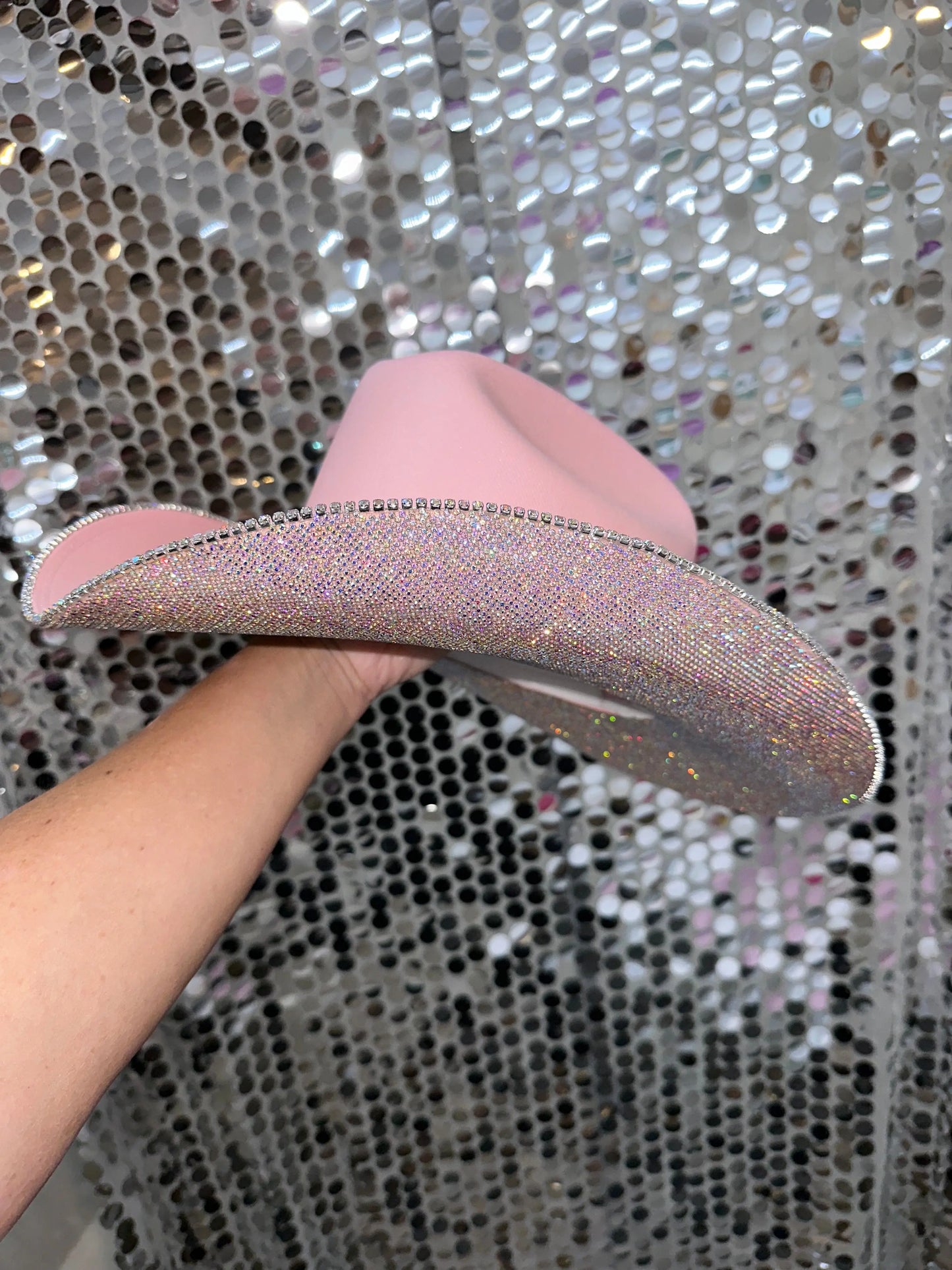 Pink & Ab hat Rhinestone Cowgirl