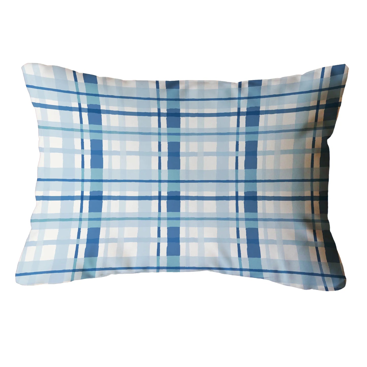 Plaid Indoor/Outdoor Pillow - Lumbar CB Studio