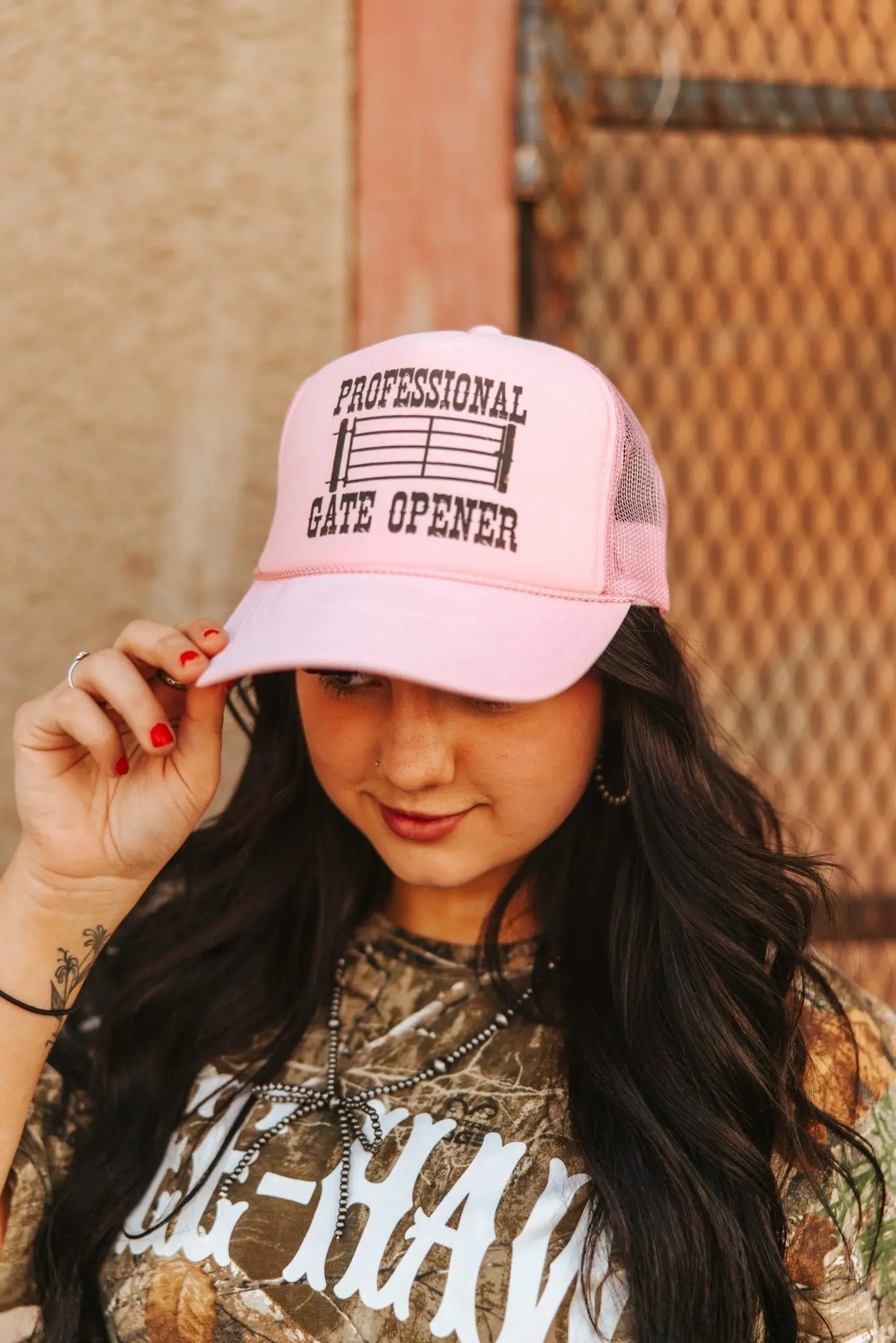 Professional Gate Opener Trucker Hat Wild Junkie