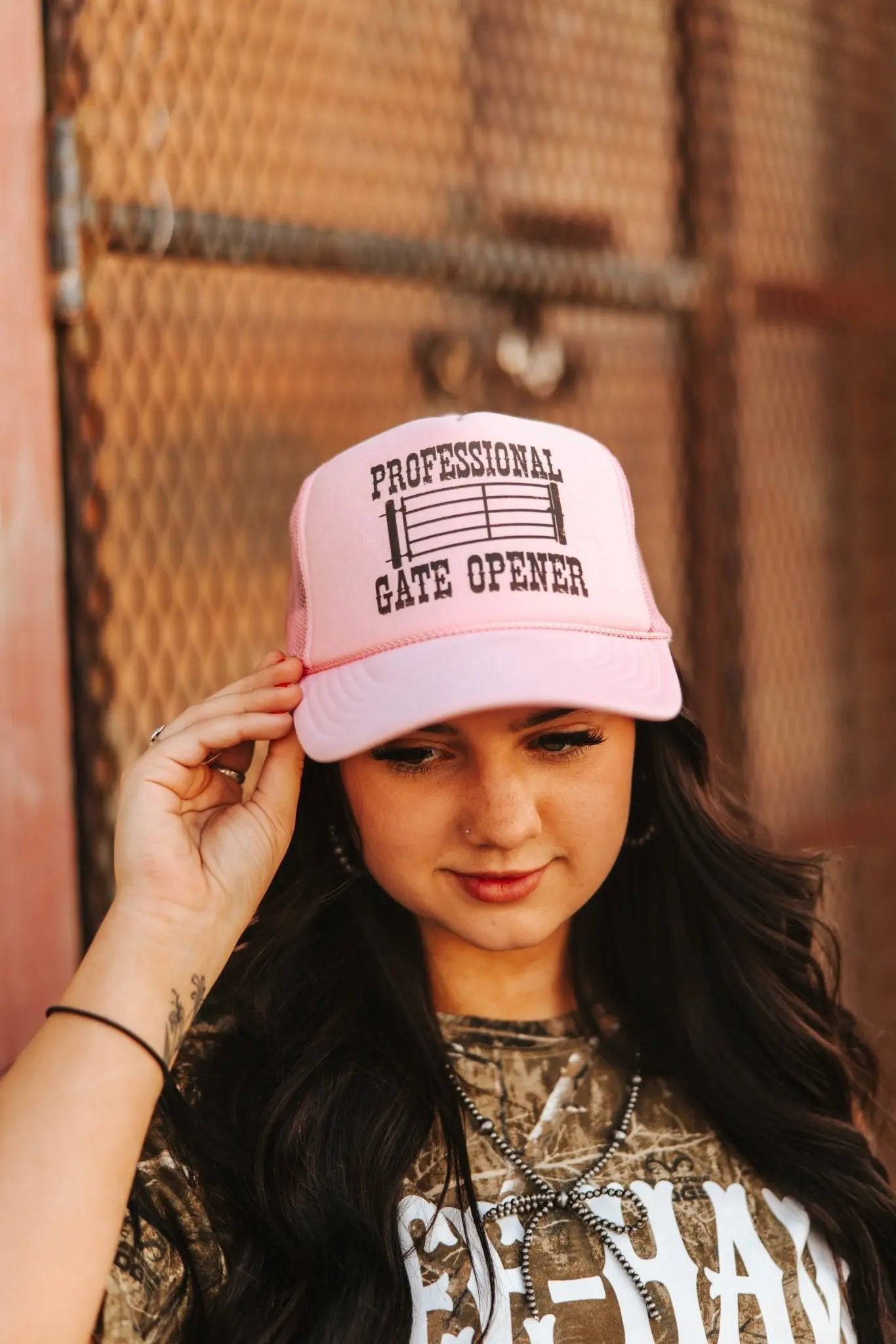 Professional Gate Opener Trucker Hat Wild Junkie