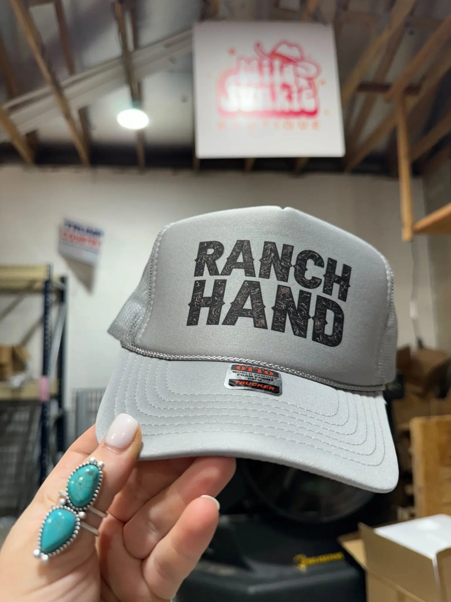 Ranch Hand Trucker Hat Wild Junkie