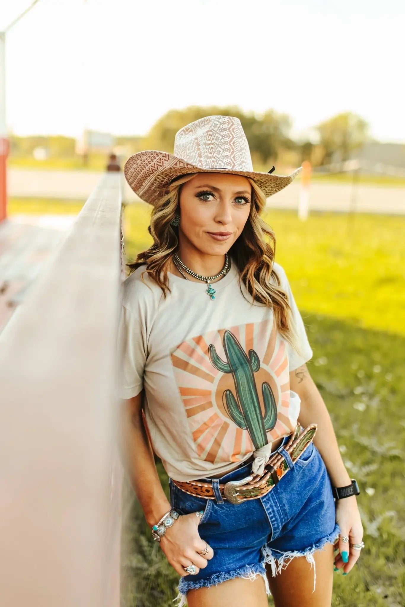 Retro Cactus Graphic Tee Wild Junkie
