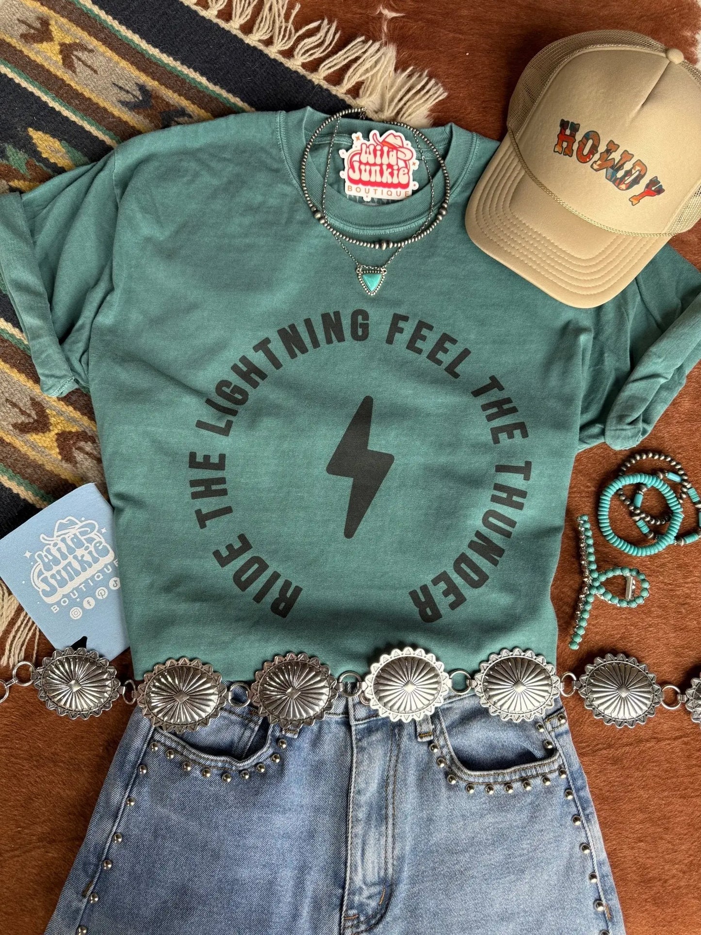 Ride The Lightning Graphic Tee Wild Junkie