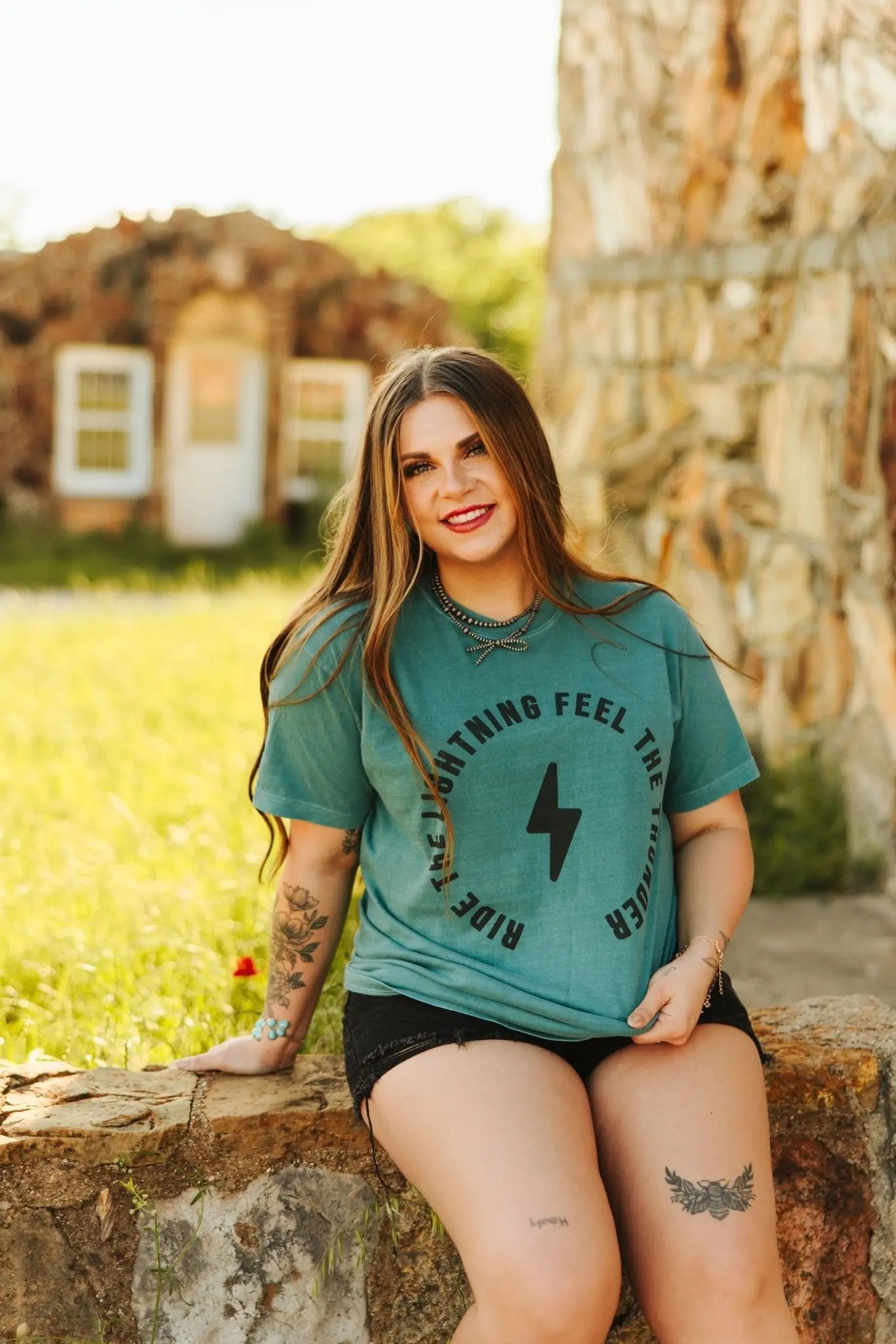 Ride The Lightning Graphic Tee Wild Junkie