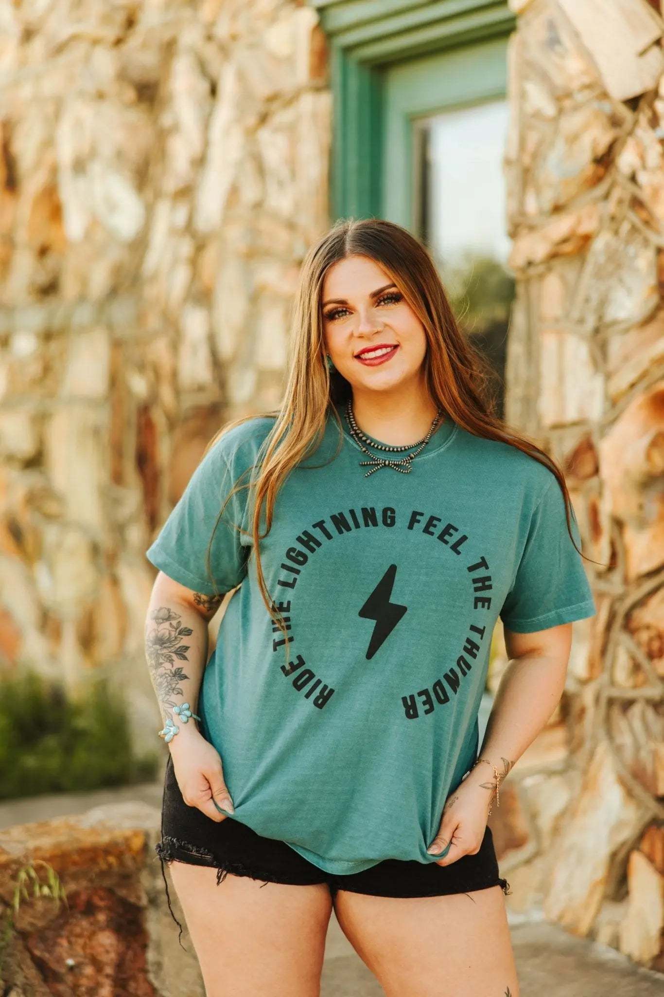 Ride The Lightning Graphic Tee Wild Junkie