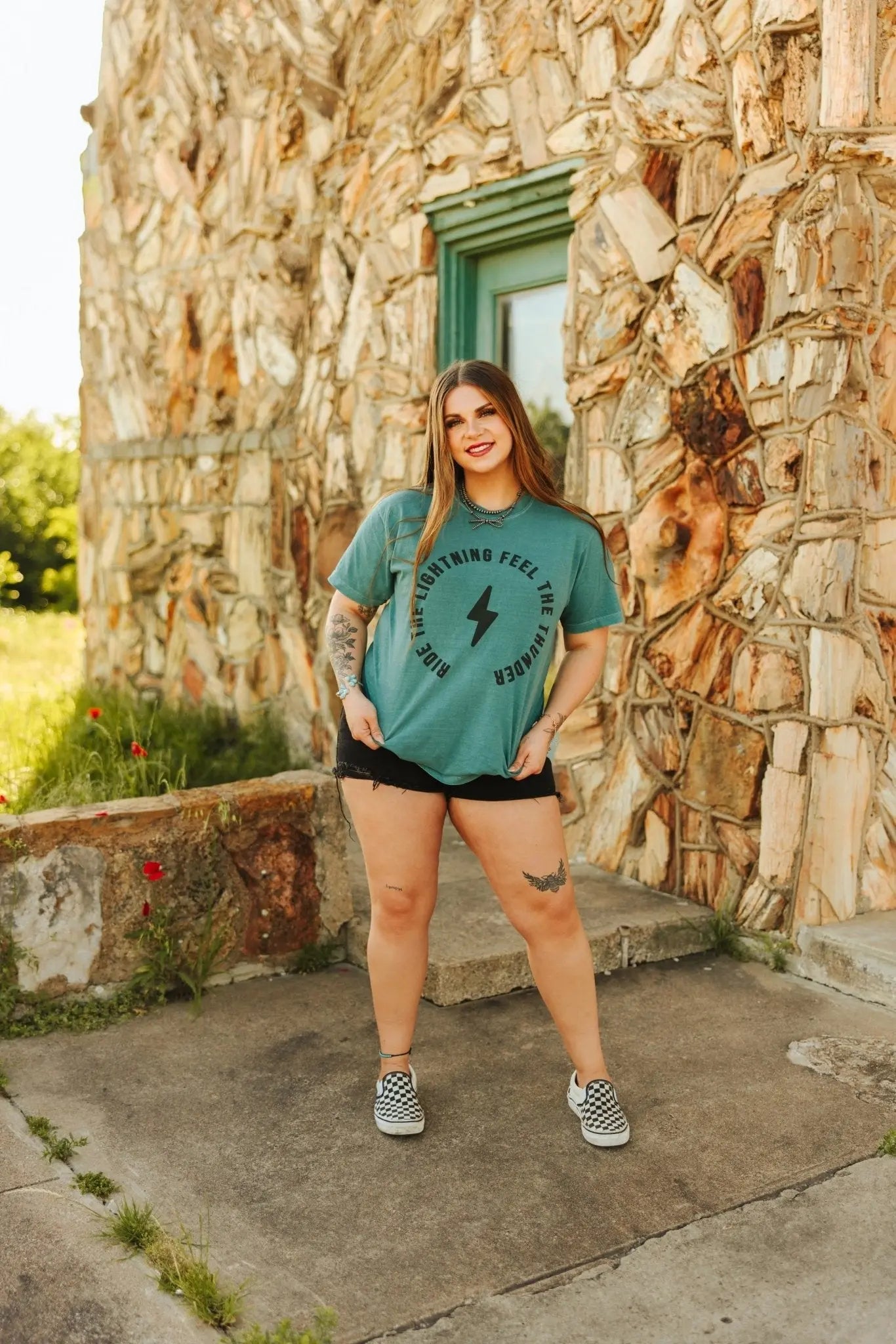 Ride The Lightning Graphic Tee Wild Junkie