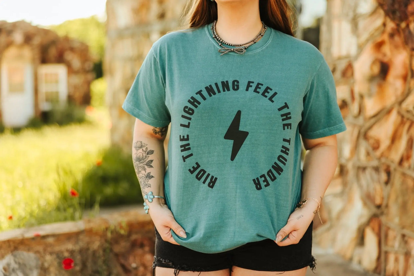 Ride The Lightning Graphic Tee Wild Junkie