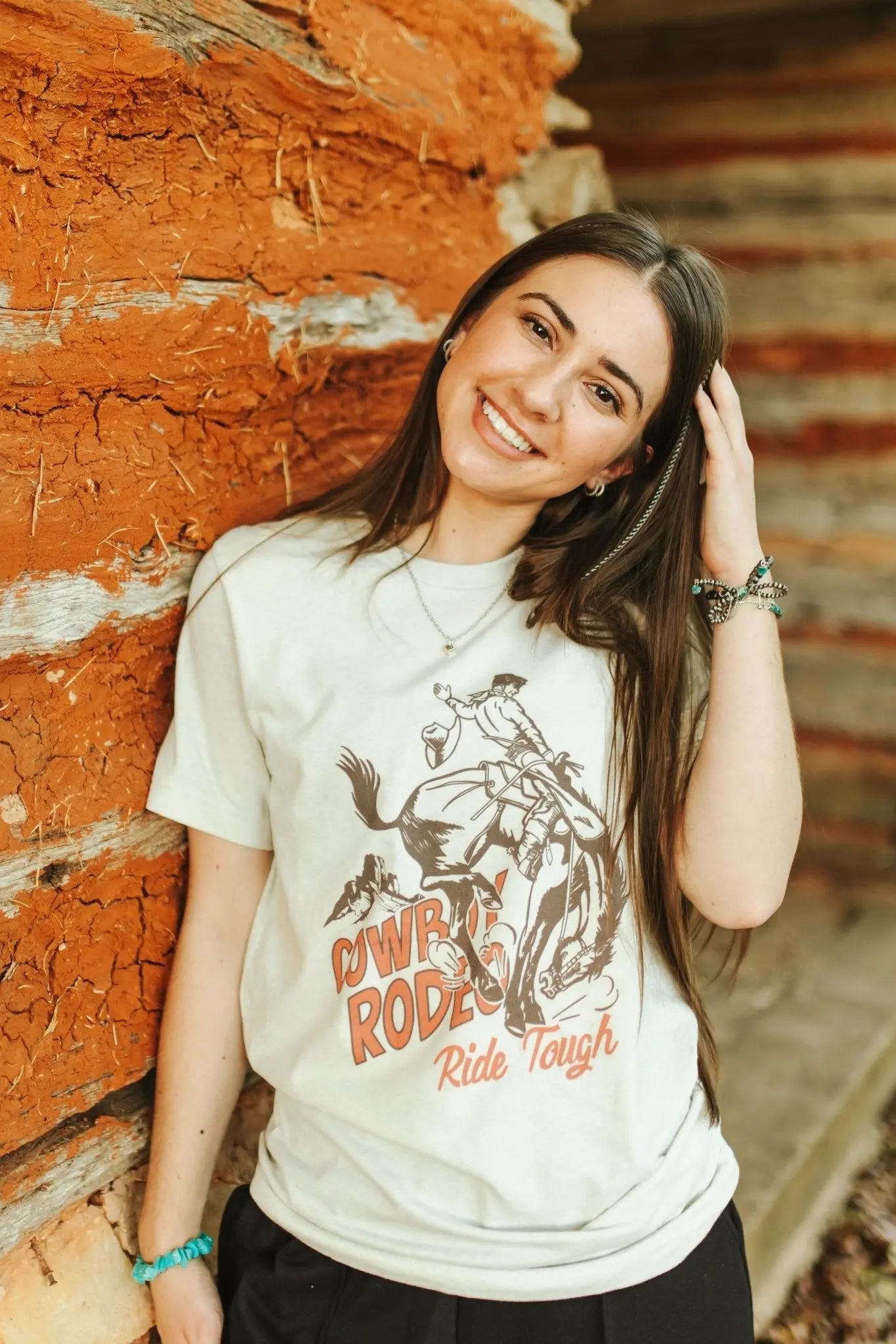 Ride Tough Cowboy Rodeo Graphic Tee Wild Junkie