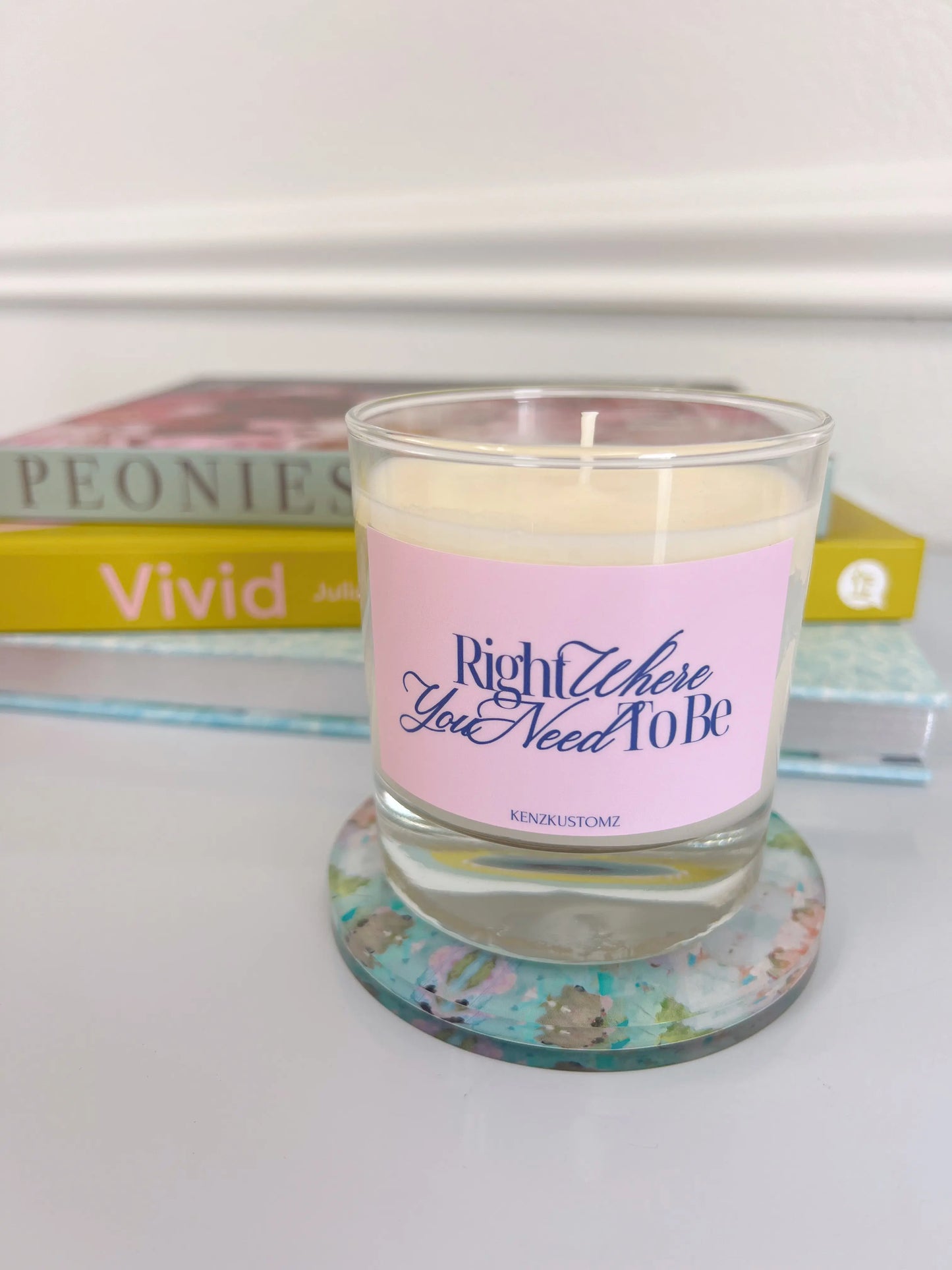Right Where You Need to Be Candle KenzKustomz