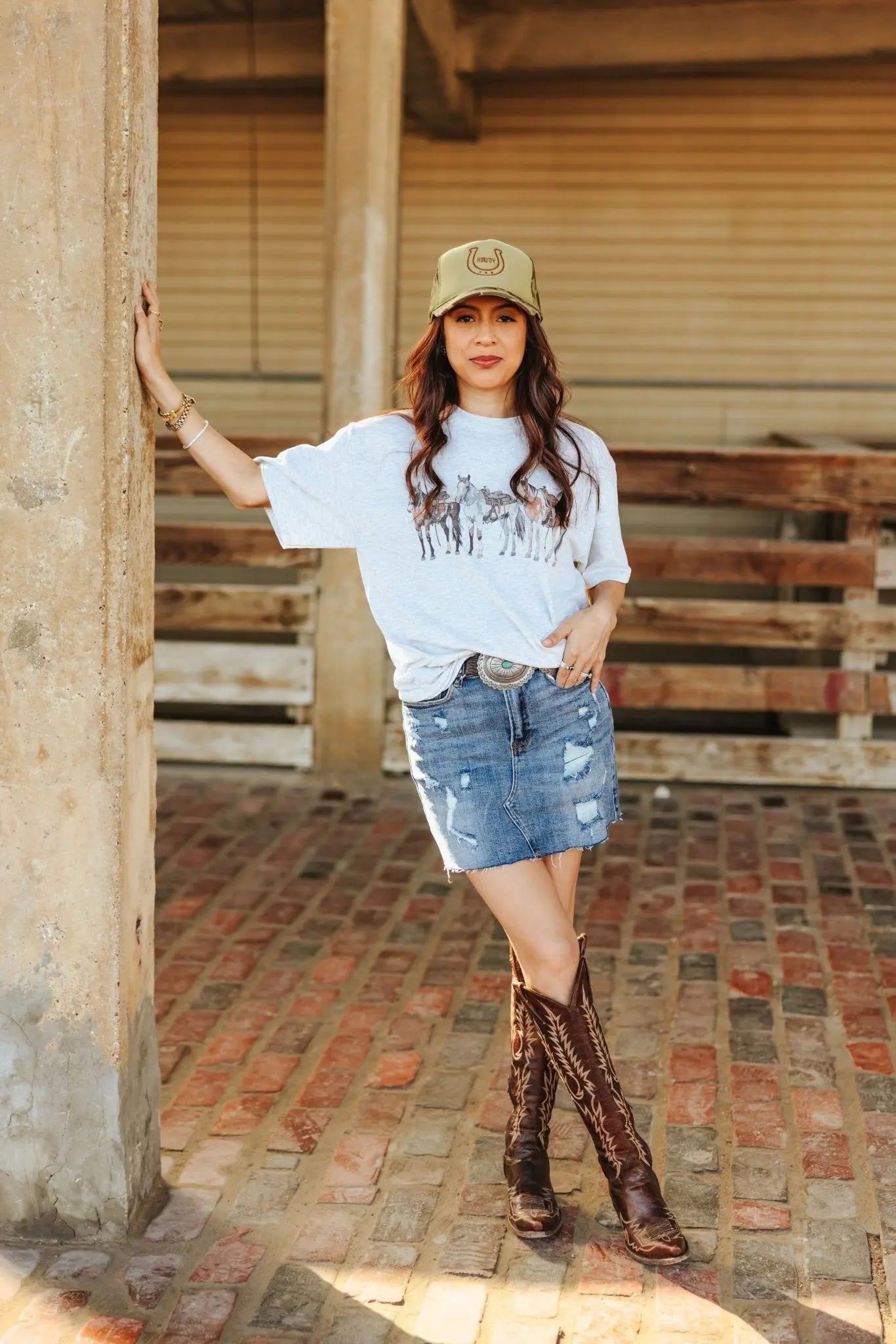 Saddled Horses Graphic Tee Wild Junkie