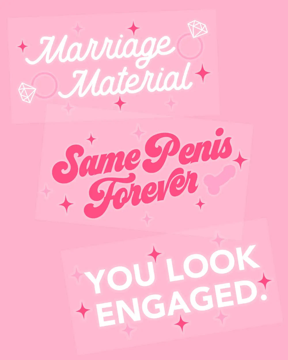 Same Decals Forever - mirror decal set xo, Fetti