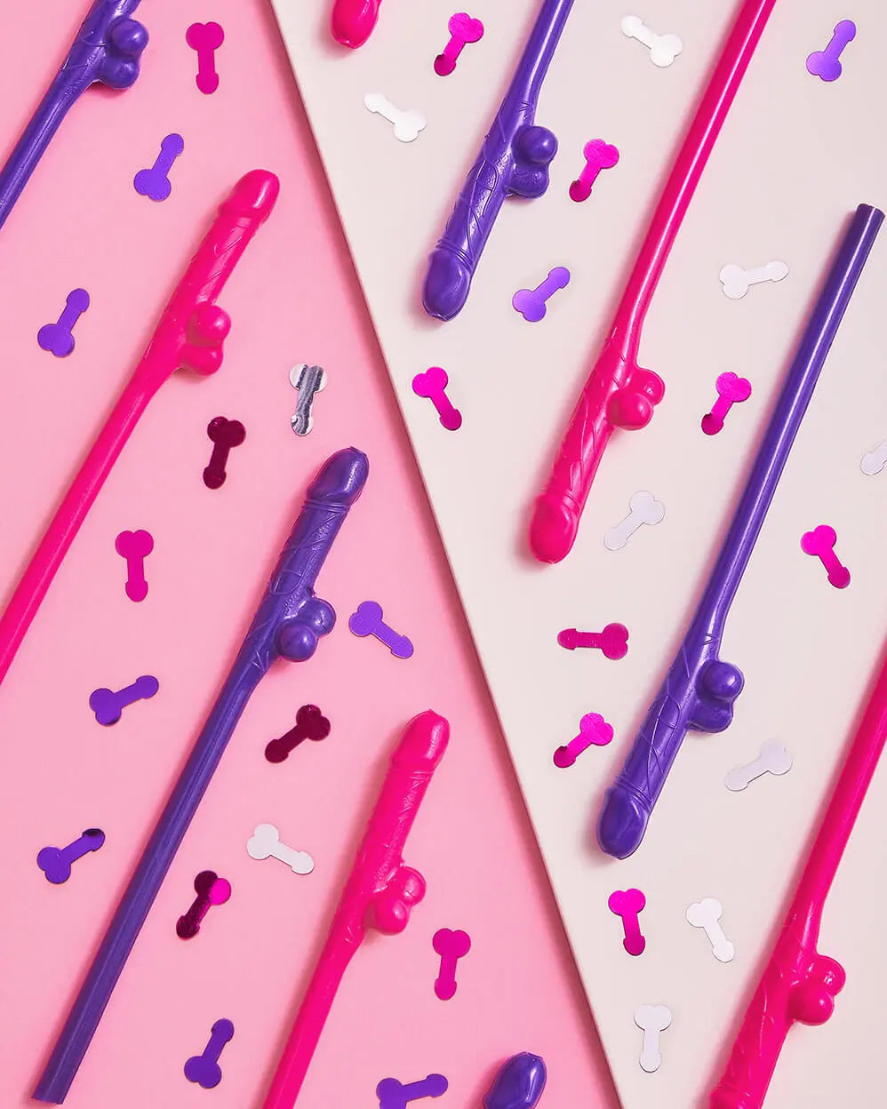 Same Straw Forever - 30 penis straws + confetti xo, Fetti