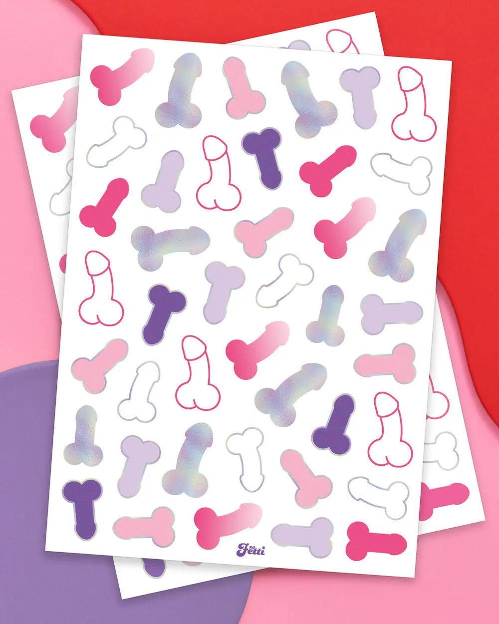 Same Tats Forever - 84 foil temporary tattoos xo, Fetti