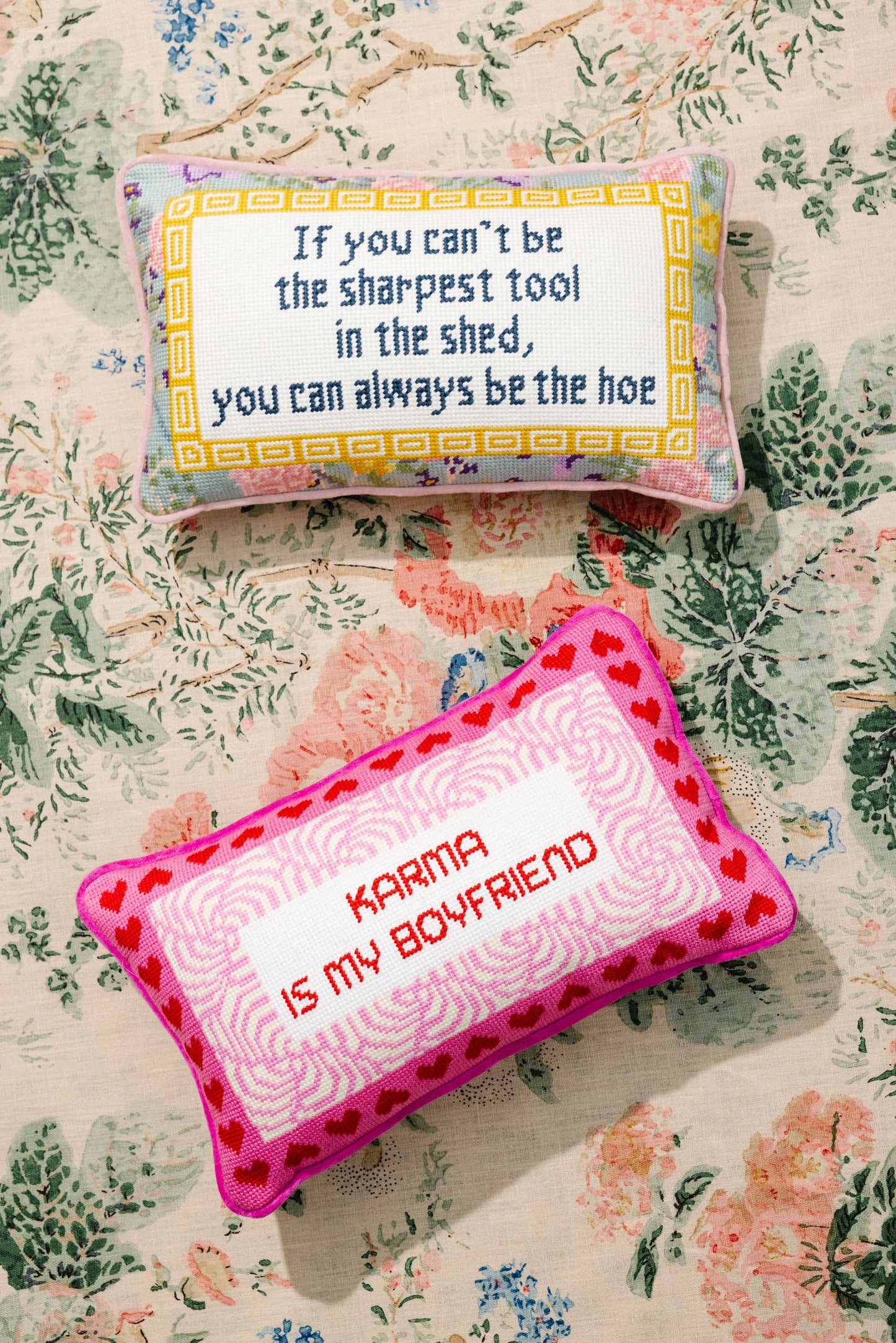 Sharpest Tool Needlepoint Pillow Furbish Studio