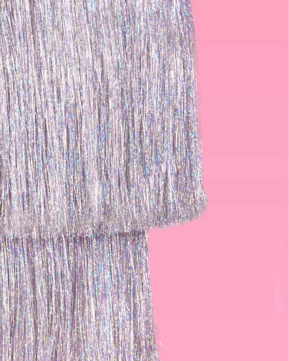 Shimmer Chandelier - iridescent foil chandelier xo, Fetti