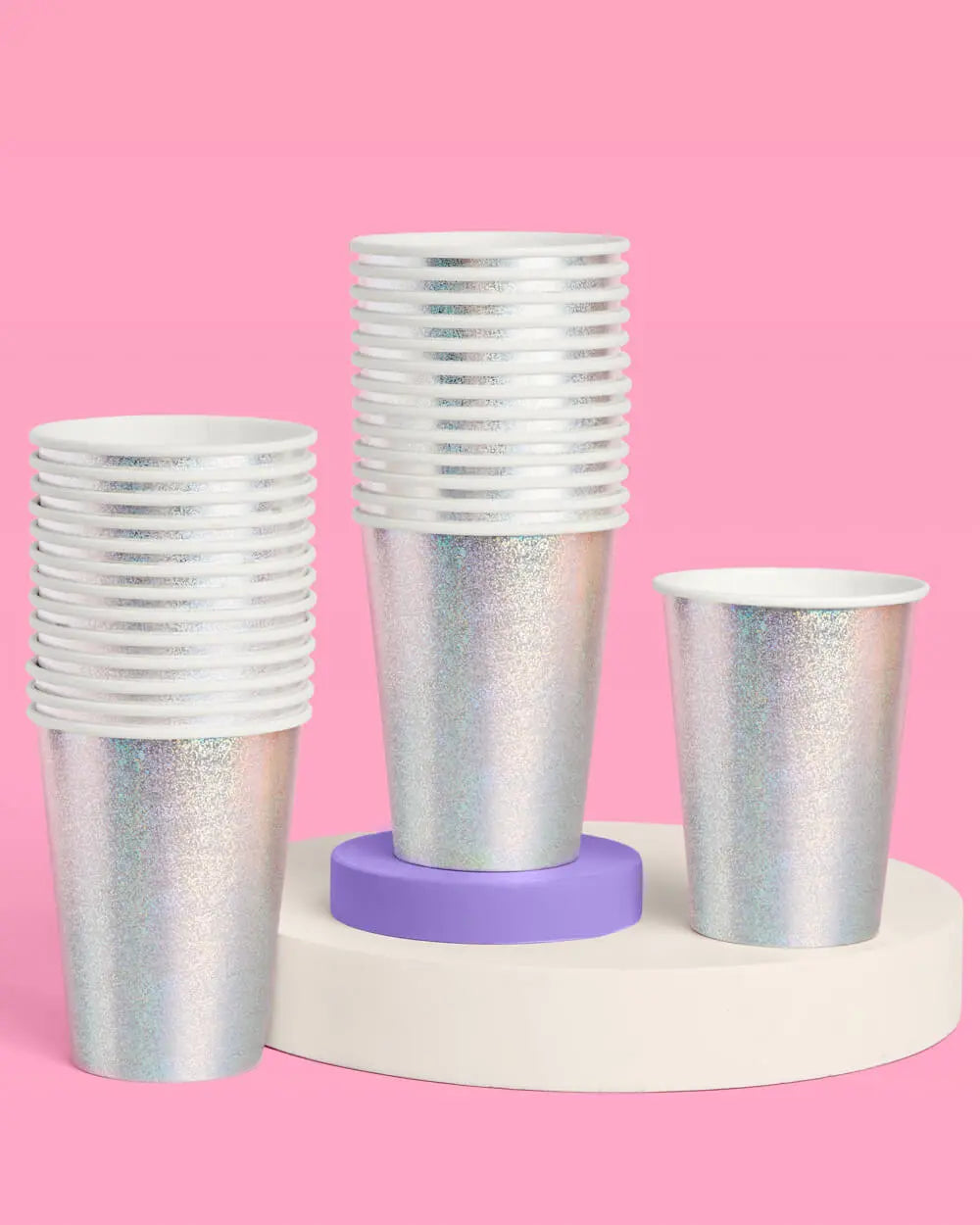 Shimmer Cups - 50 paper cups xo, Fetti