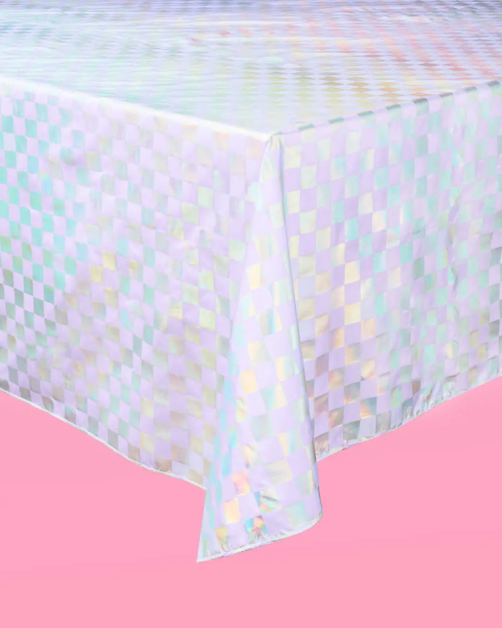 Shimmer Disco Pack - tablecloth, plates + napkins xo, Fetti