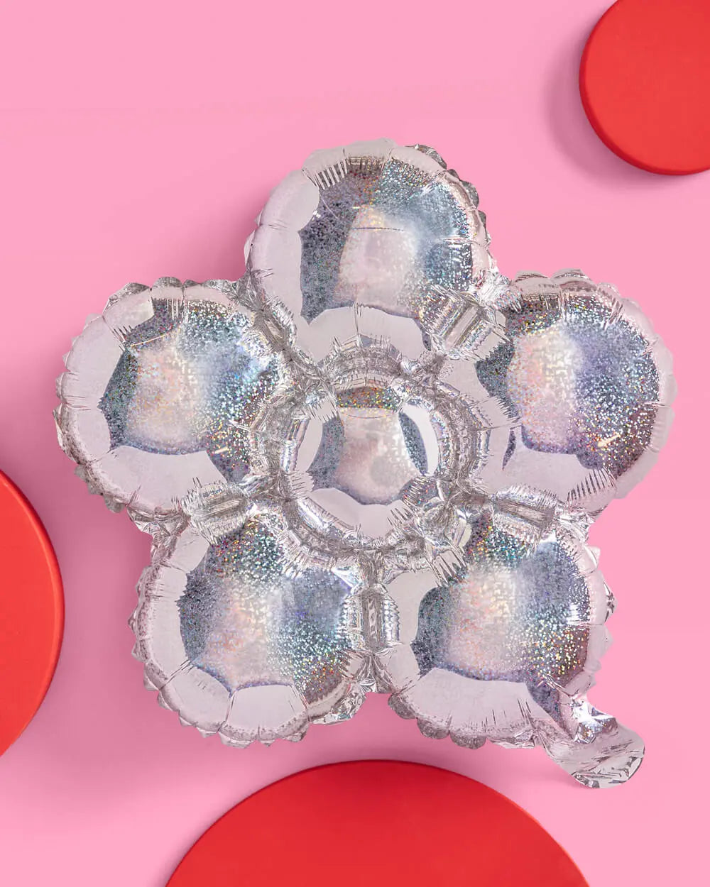 Shimmer Flower Balloon - 4 iridescent balloons xo, Fetti