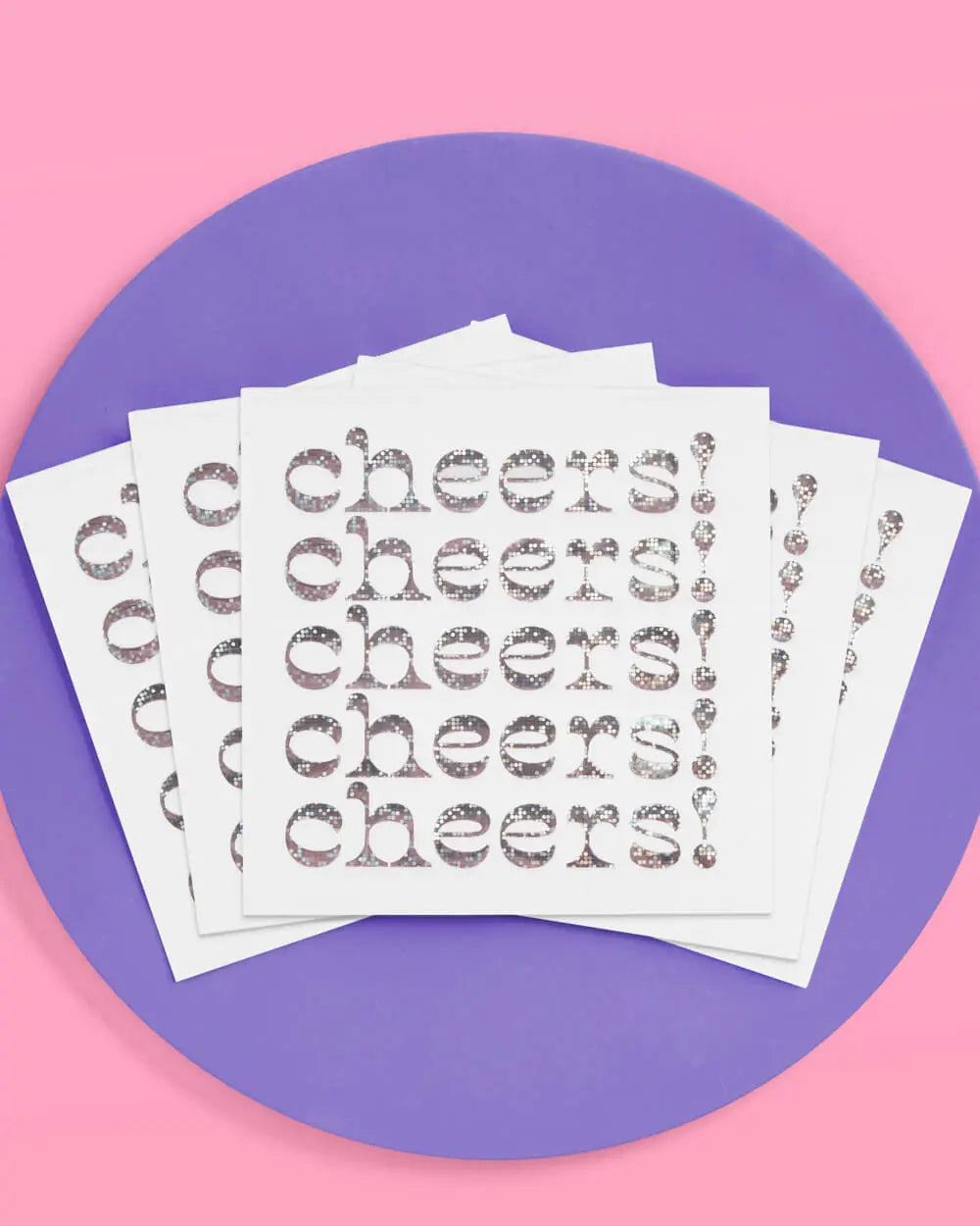 Shimmer Party Pack - plates + napkins xo, Fetti