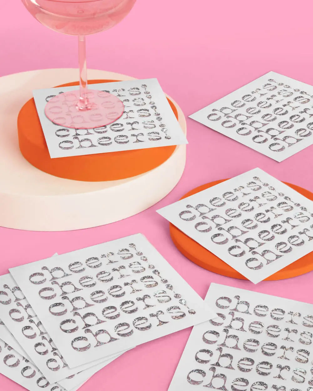 Shimmer Party Pack - plates + napkins xo, Fetti