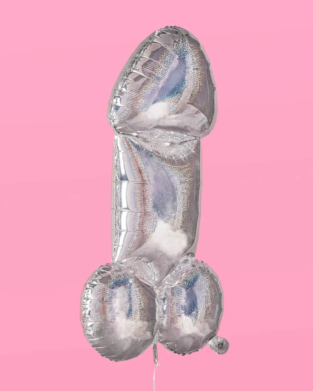 Shimmer XL Penis - 40" foil balloon xo, Fetti
