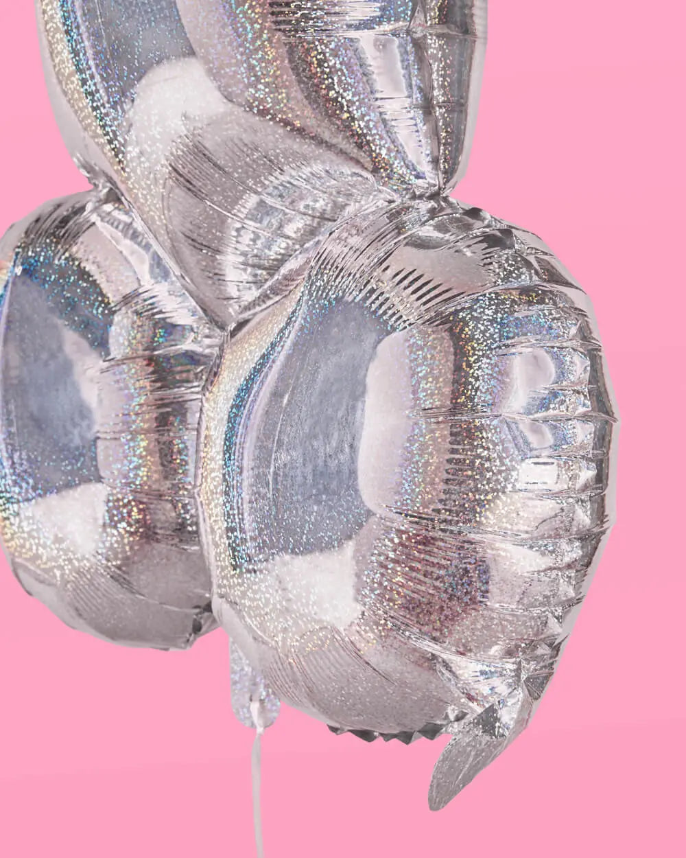 Shimmer XL Penis - 40" foil balloon xo, Fetti