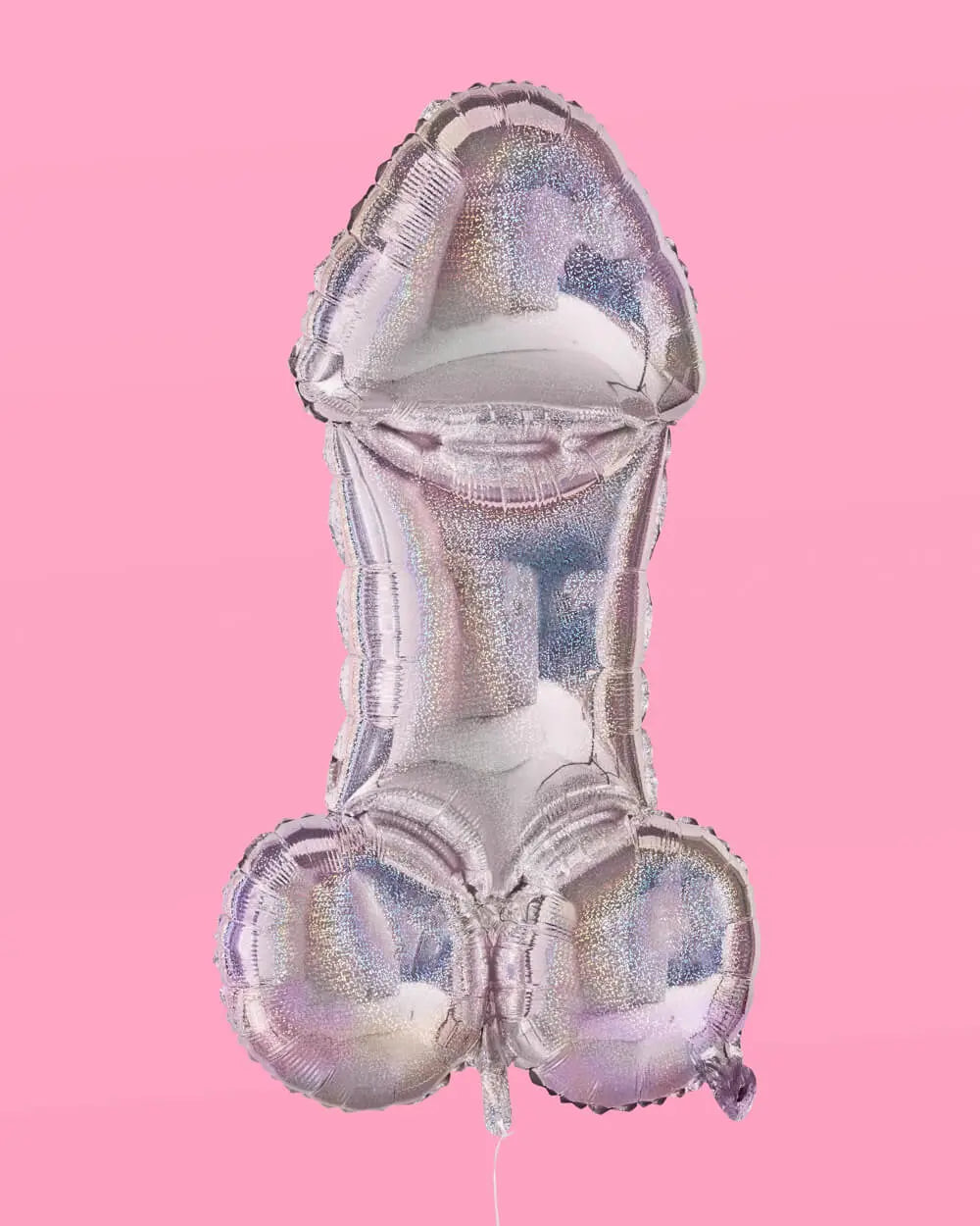 Shimmer XL Penis - 40" foil balloon xo, Fetti