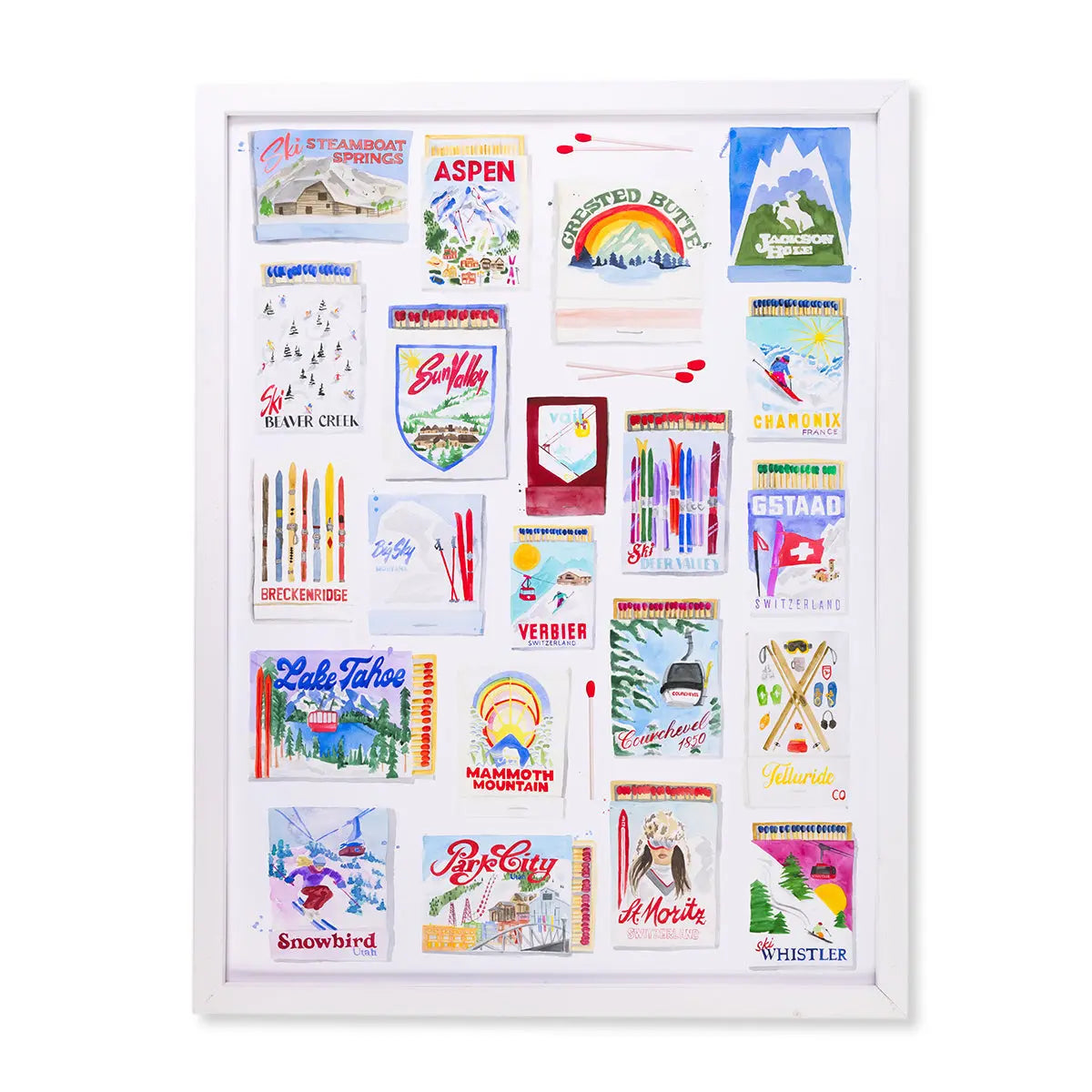 Ski Resort Collection Matchbook Furbish Studio