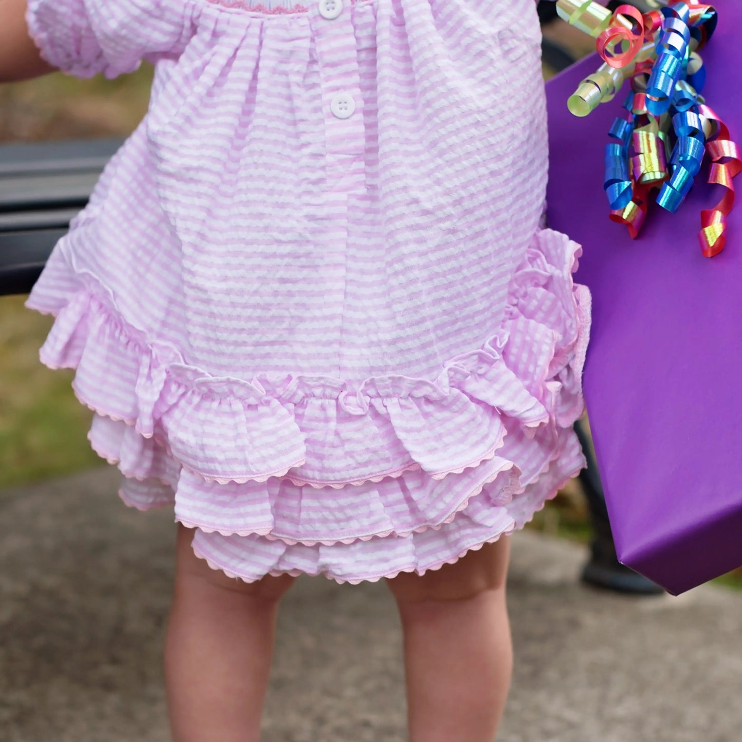 Smocked Birthday Girl Bubble - Latchkey