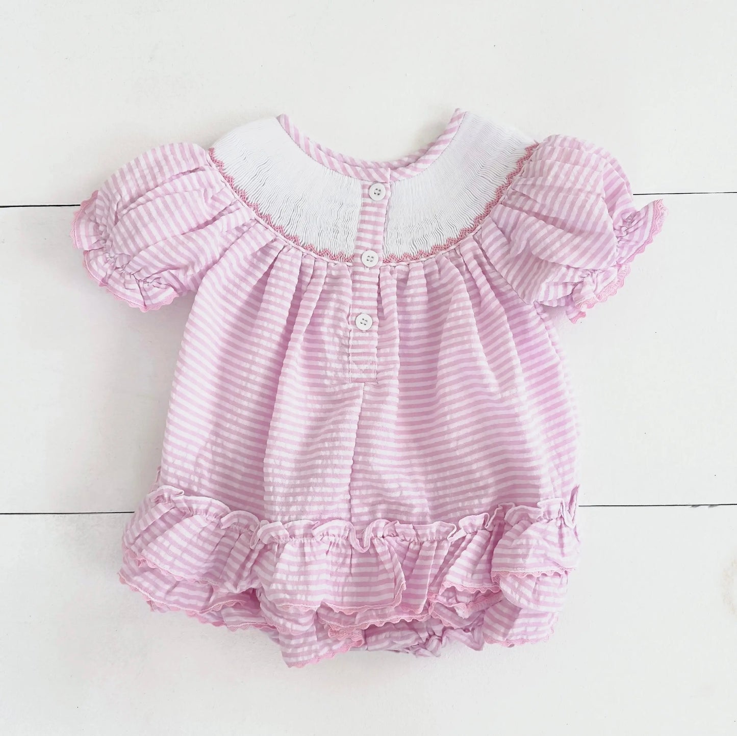 Smocked Birthday Girl Bubble - Latchkey