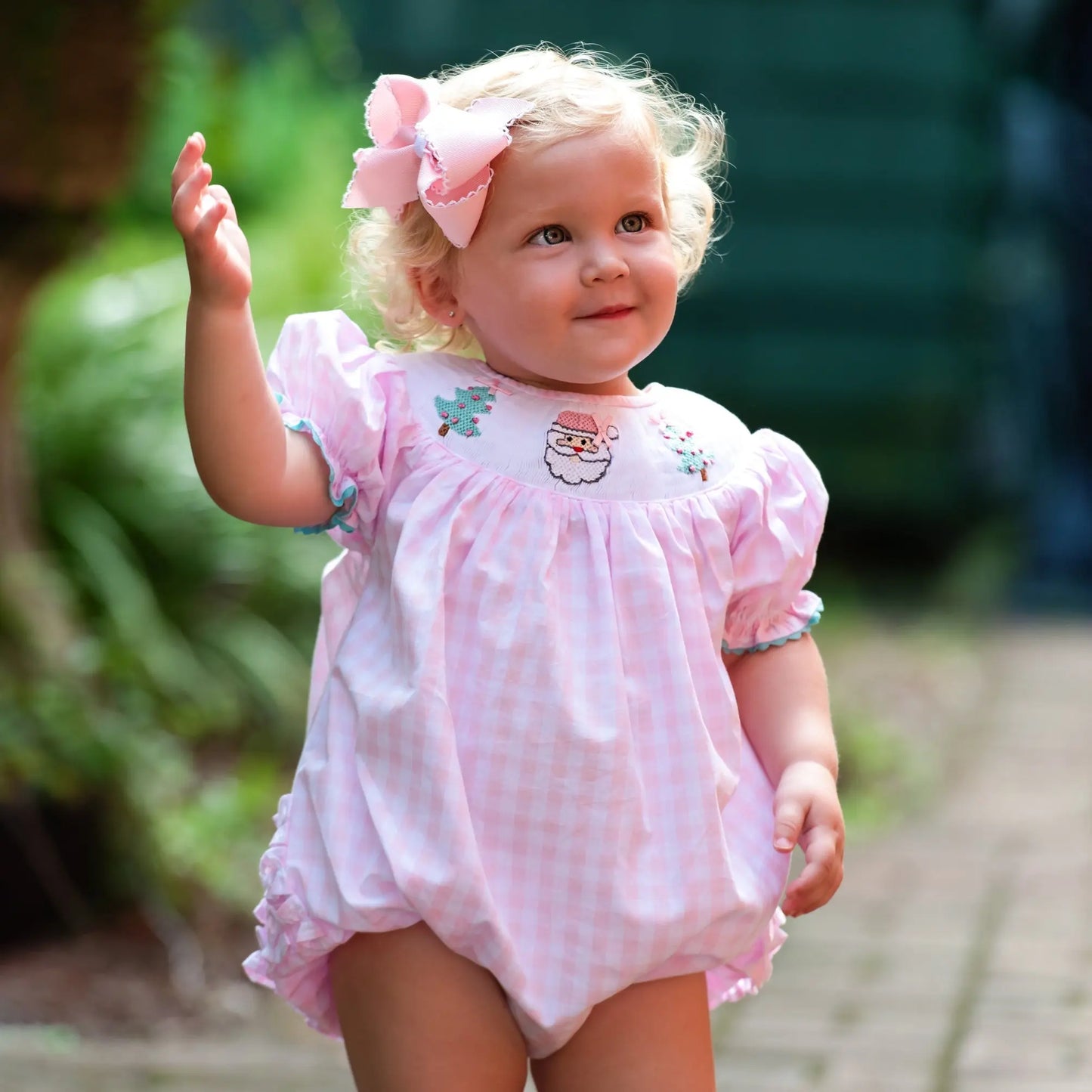 Smocked Christmas Bubble - Latchkey