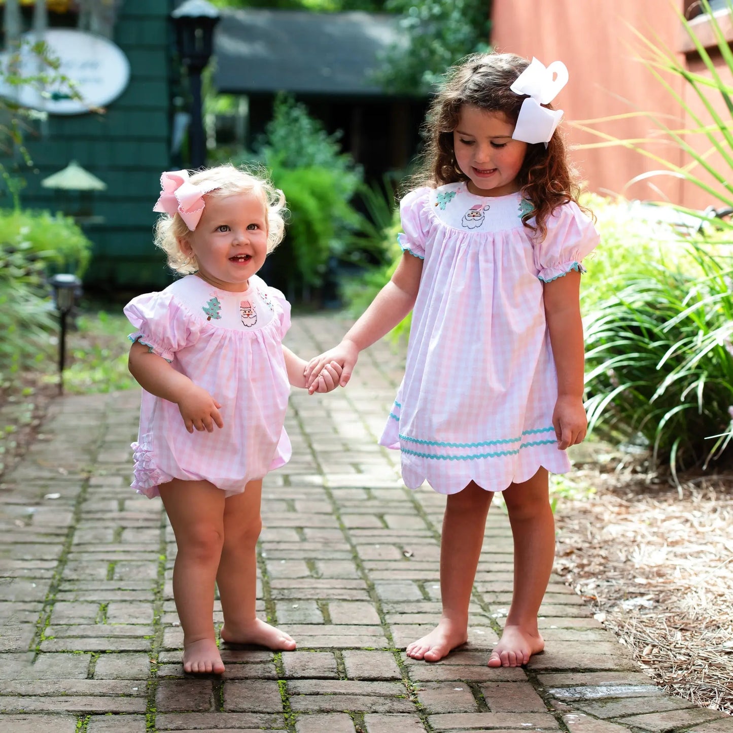 Smocked Christmas Bubble - Latchkey