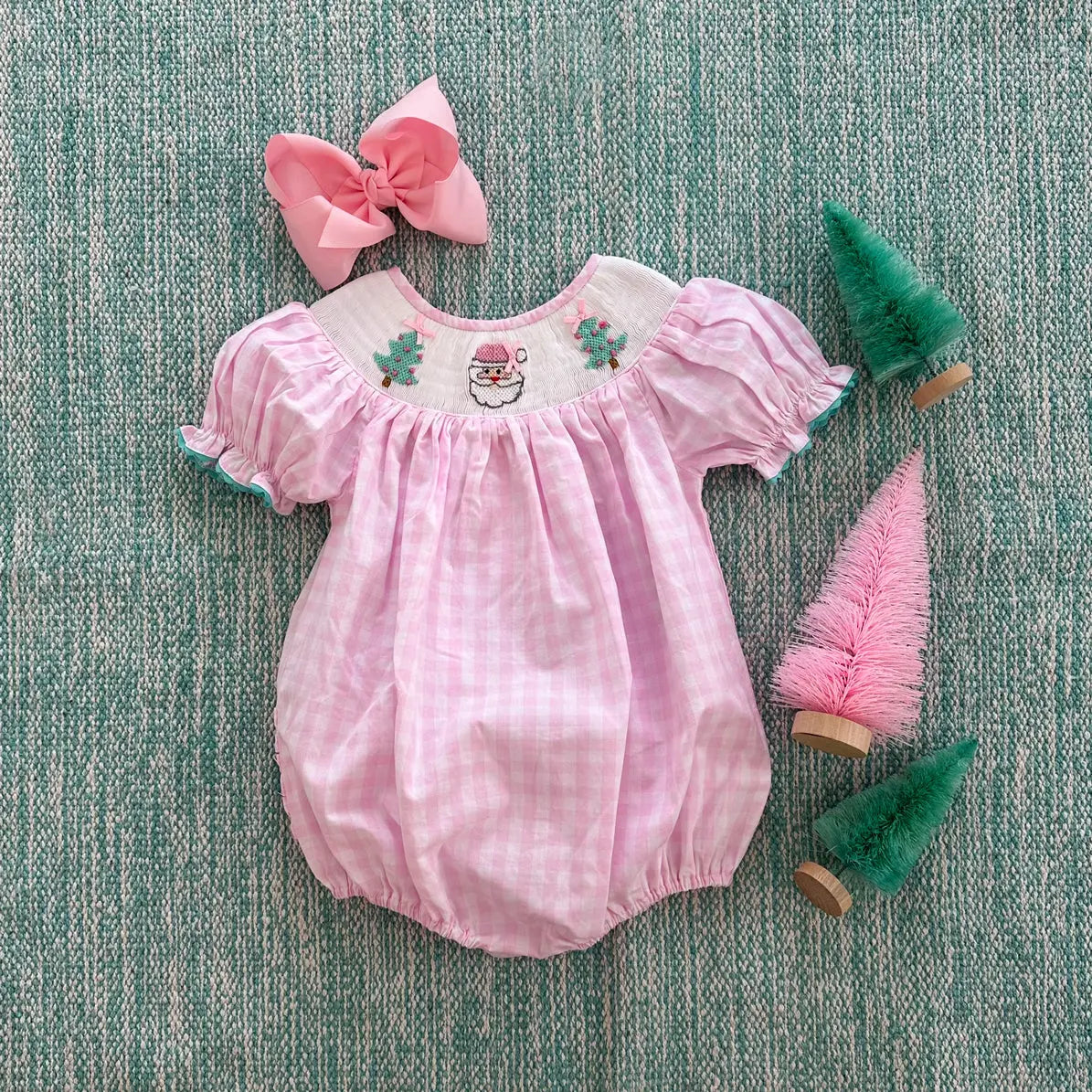 Smocked Christmas Bubble - Latchkey