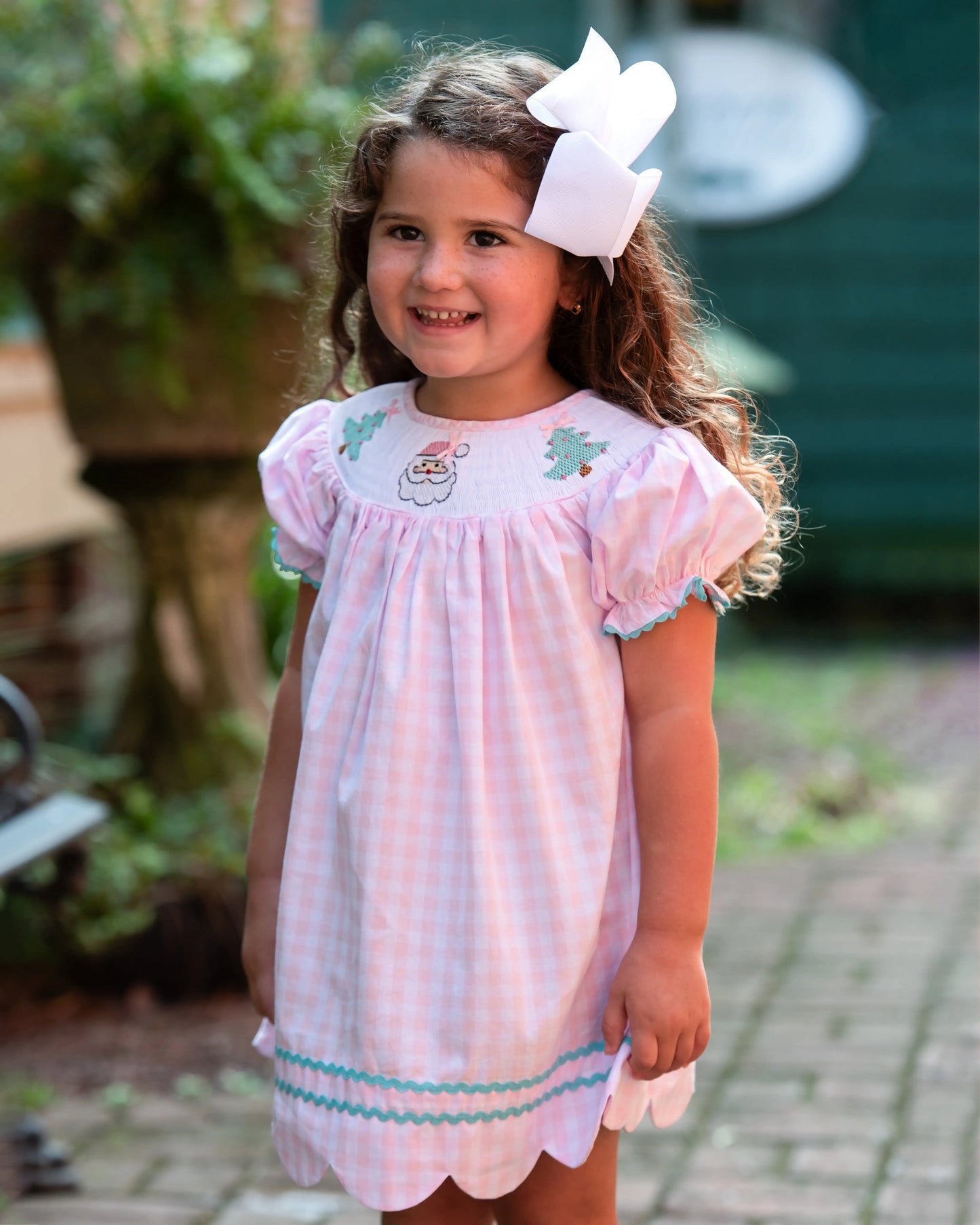 Smocked Christmas Dress - Latchkey