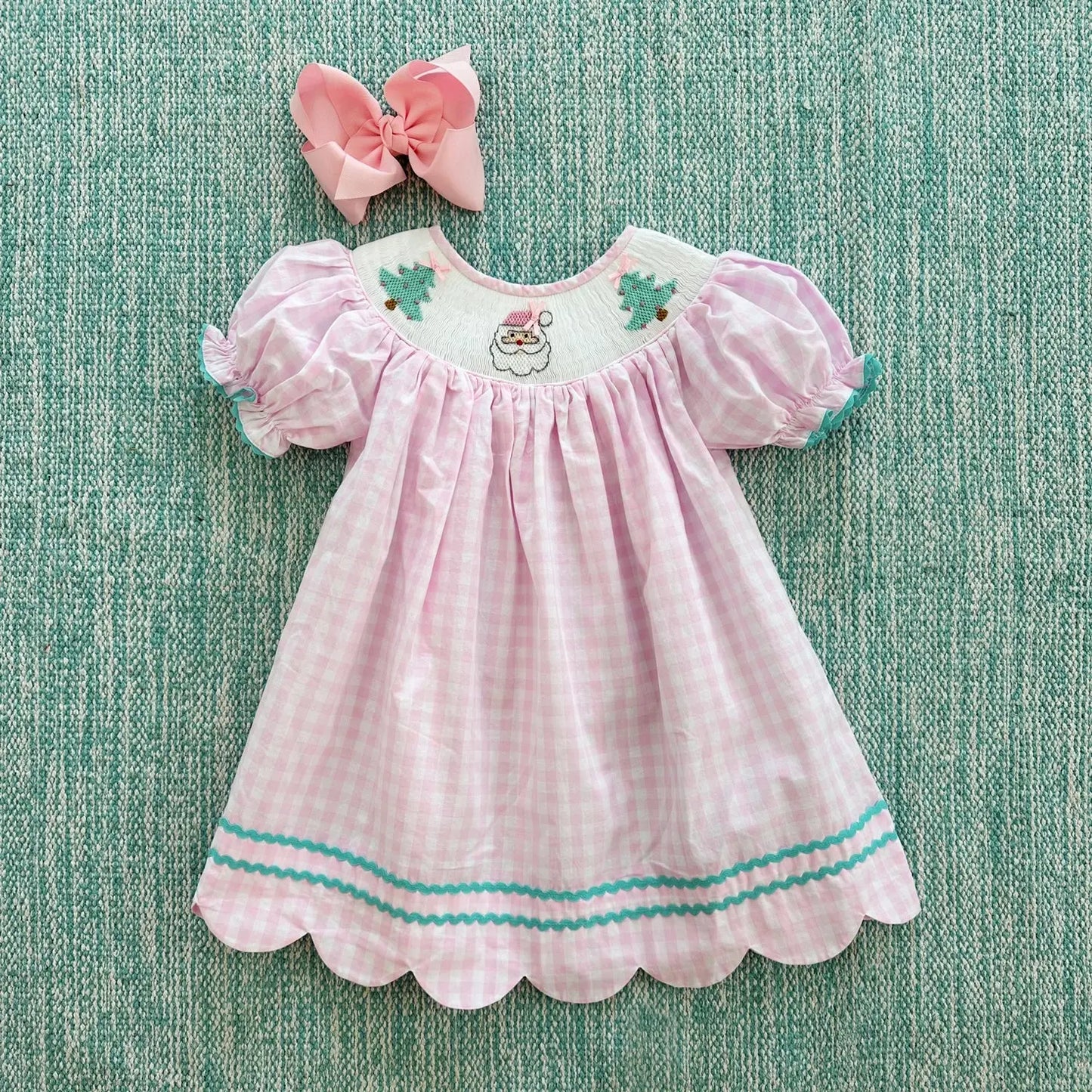 Smocked Christmas Dress - Latchkey