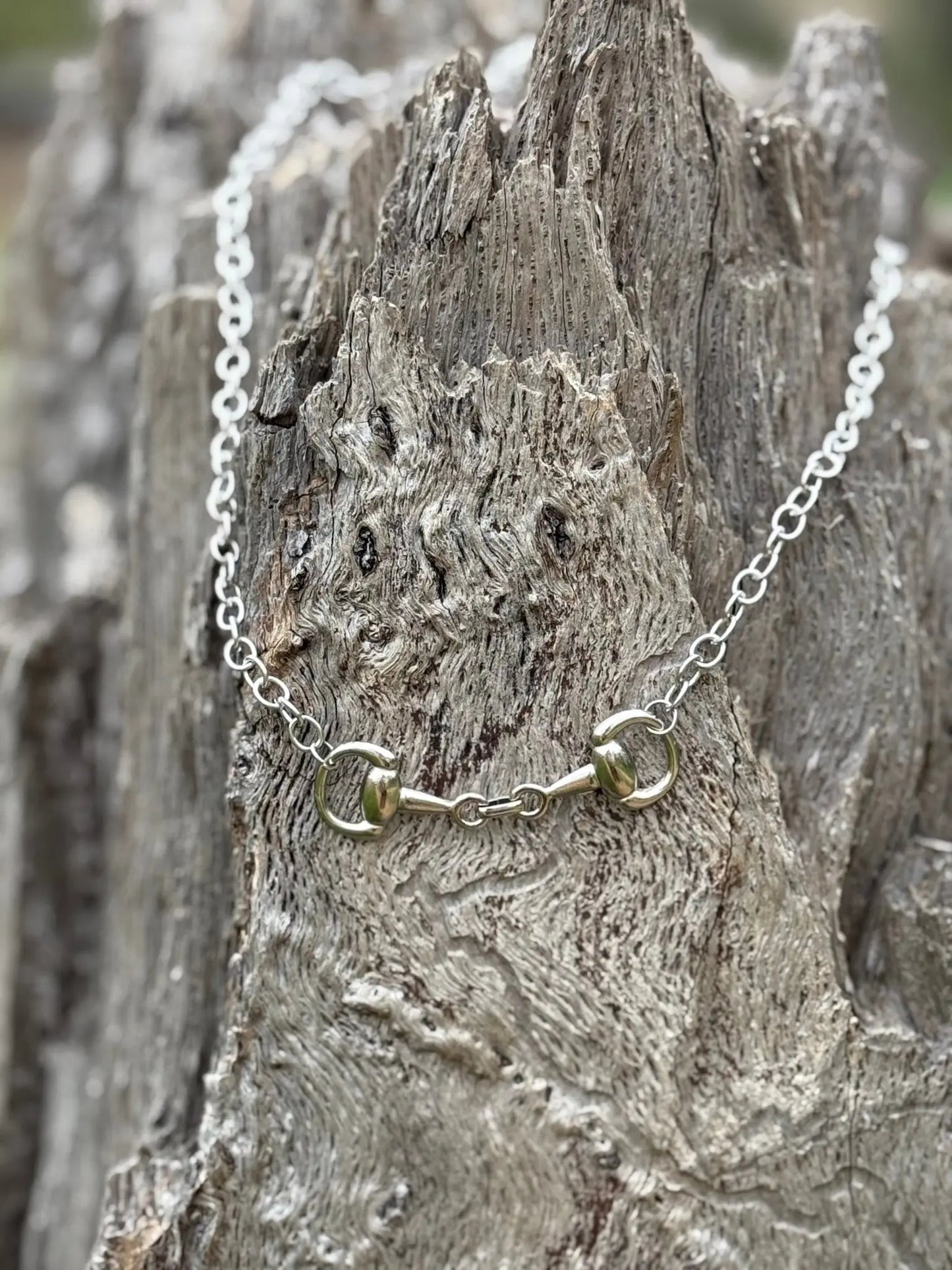 Snaffle Bit Chain Necklace Wild Junkie