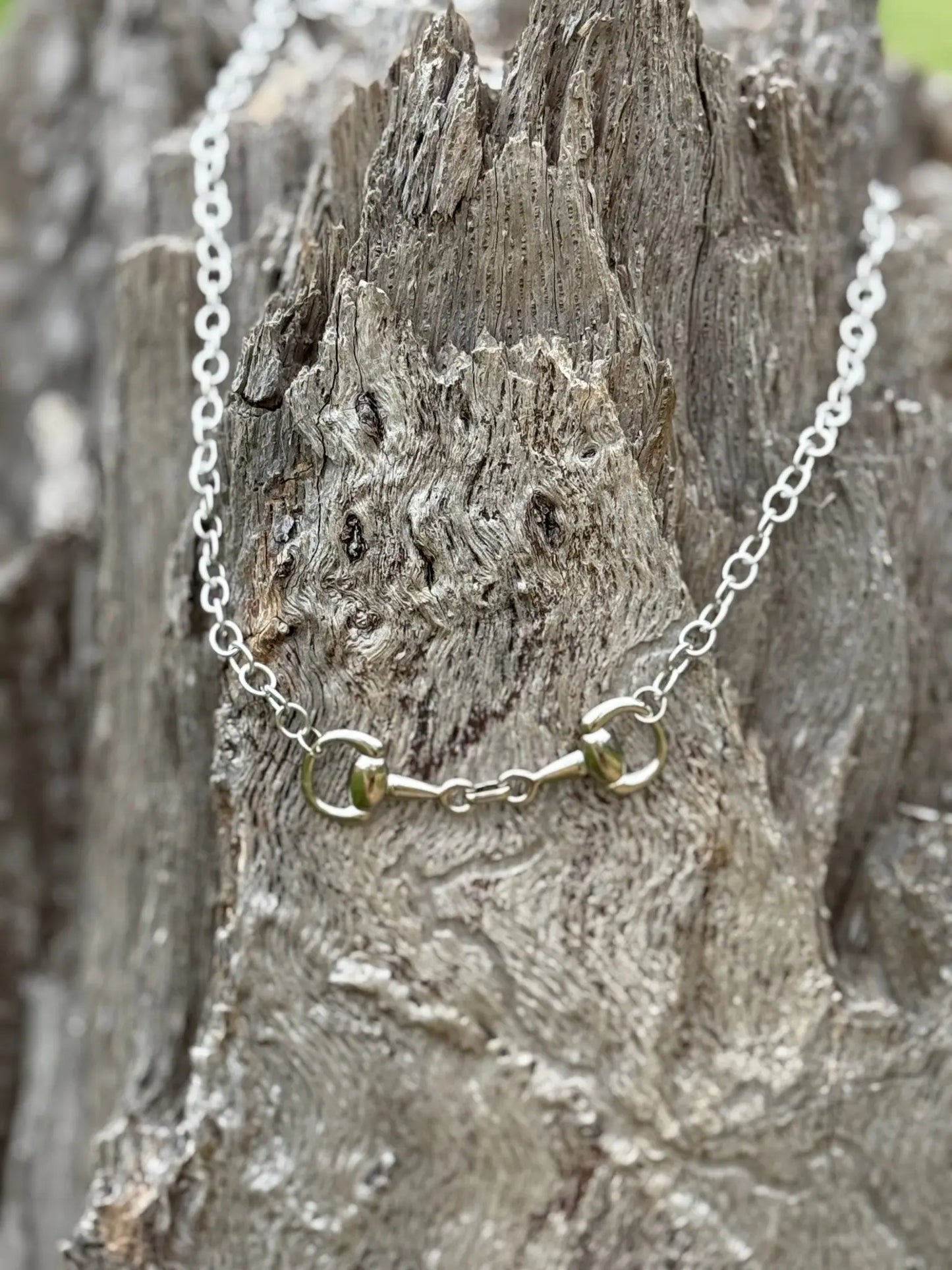 Snaffle Bit Chain Necklace Wild Junkie