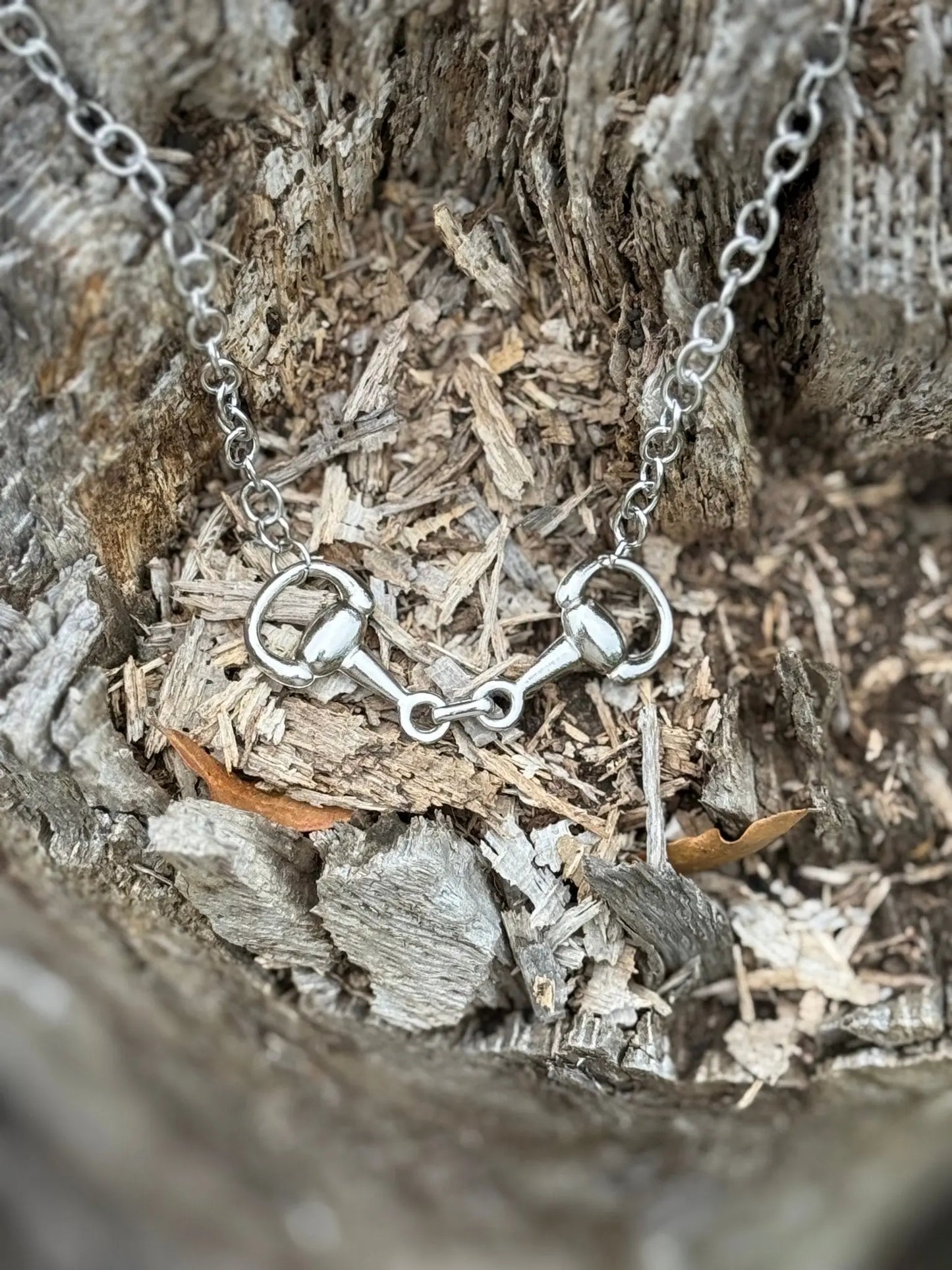 Snaffle Bit Chain Necklace Wild Junkie