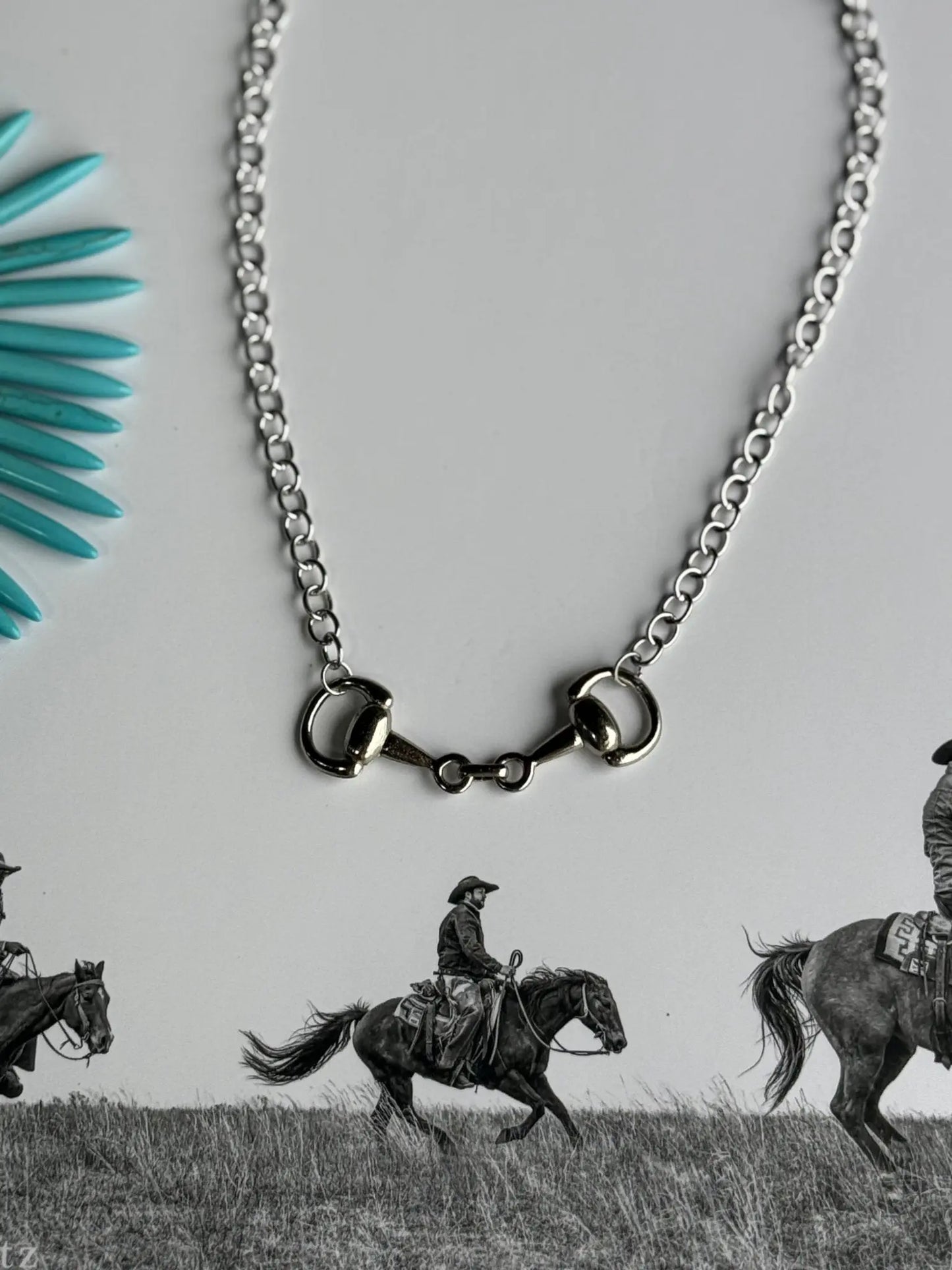 Snaffle Bit Chain Necklace Wild Junkie