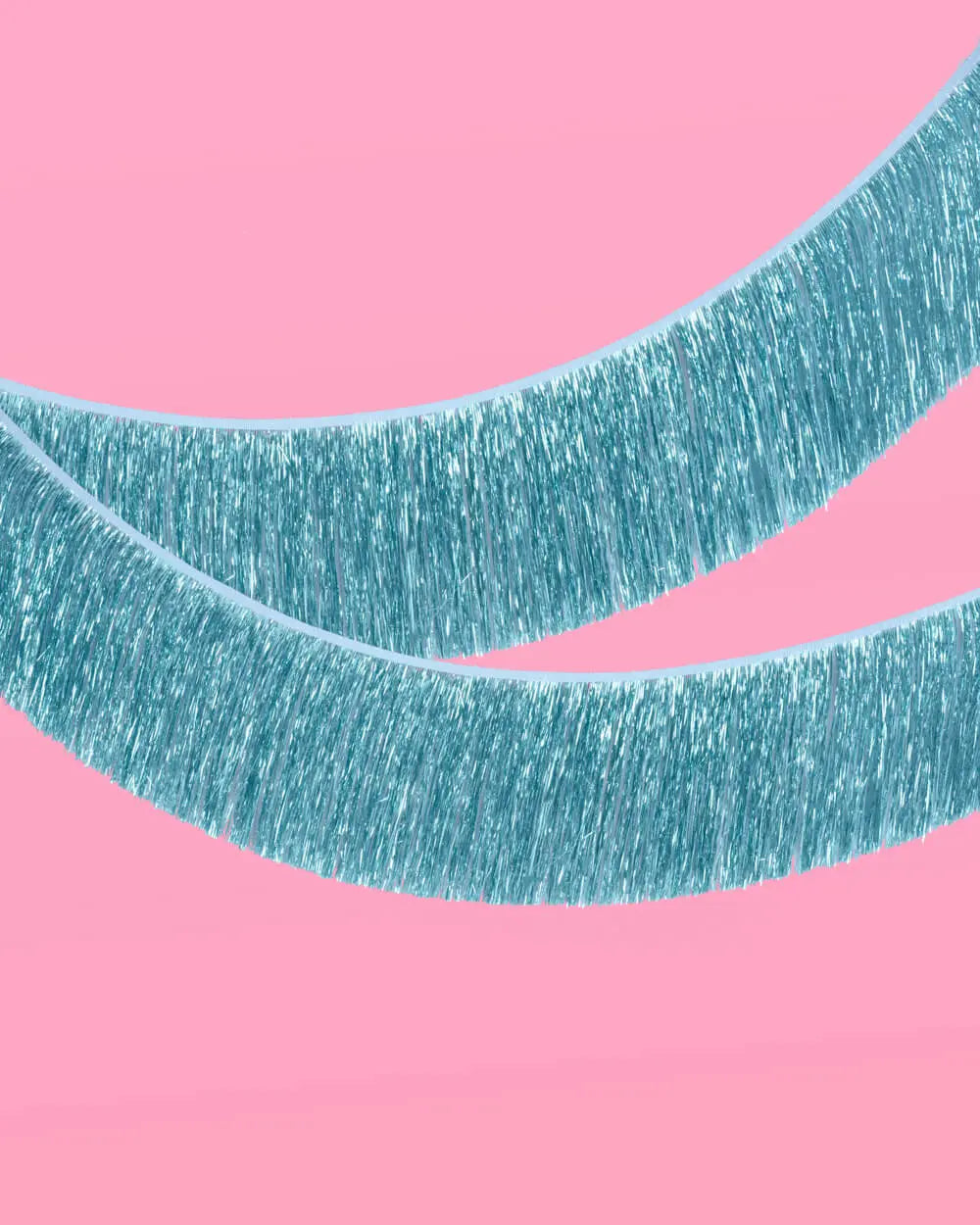 Something Blue Fringe - blue foil banner xo, Fetti
